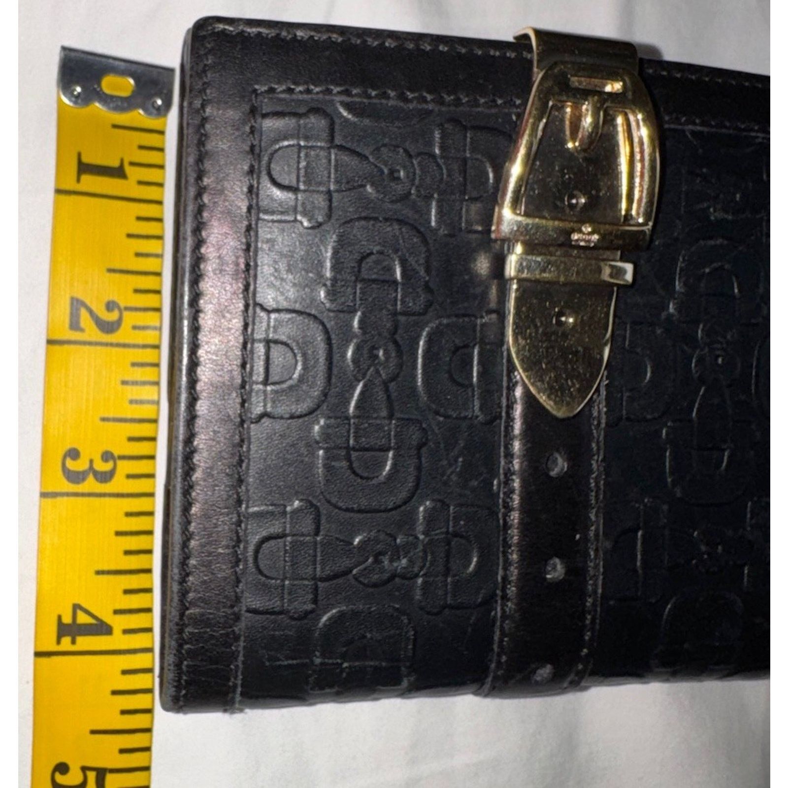 Gucci Gucci Leather Wallet With Belt Buckle Clasp Luxe Beautiful Size ONE SIZE - 12 Thumbnail