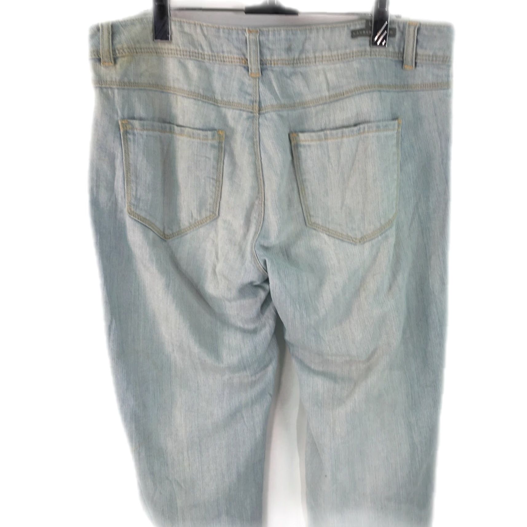 Vintage LC Lauren Conard Denim Jeans Women's 34X27 Size 10 Blue Casual Straight Regular Size 32" / US 10 / IT 46 - 4 Thumbnail