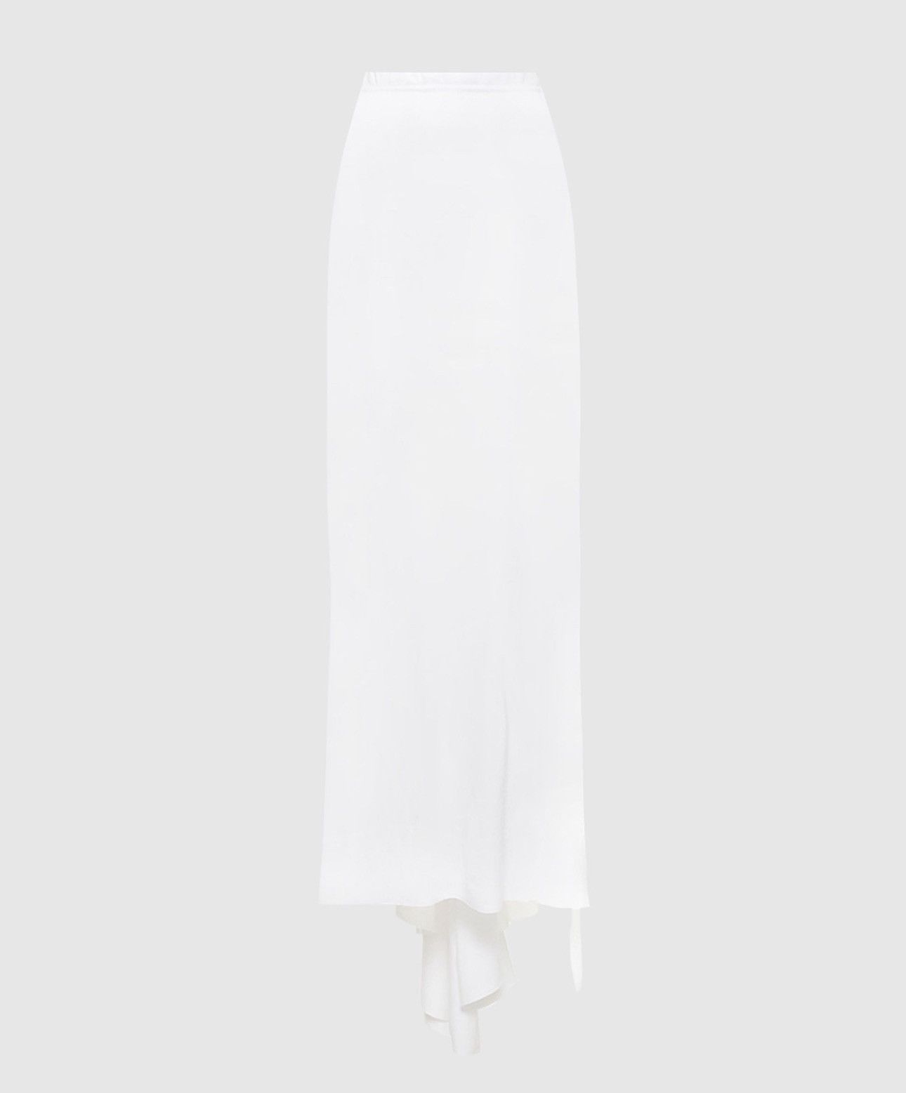 Ann Demeulemeester Last Ann Demeulemeester White Linen Maxi Skirt Size 27" / US 4 / IT 40 - 1 Thumbnail
