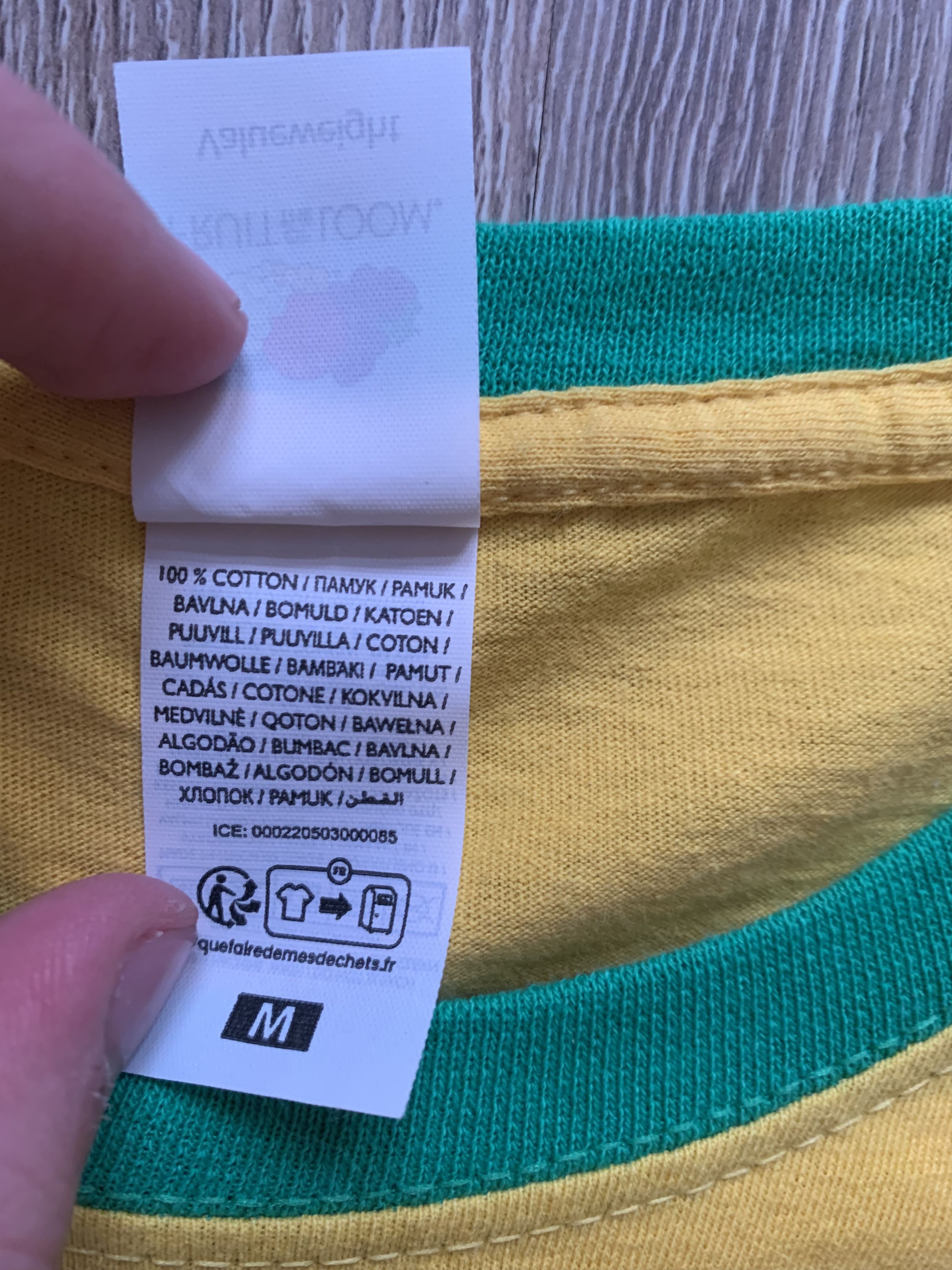 Fruit Of The Loom Vintage Brazil Yellow Printed Cotton T-Shirt Size US M / EU 48-50 / 2 - 7 Thumbnail
