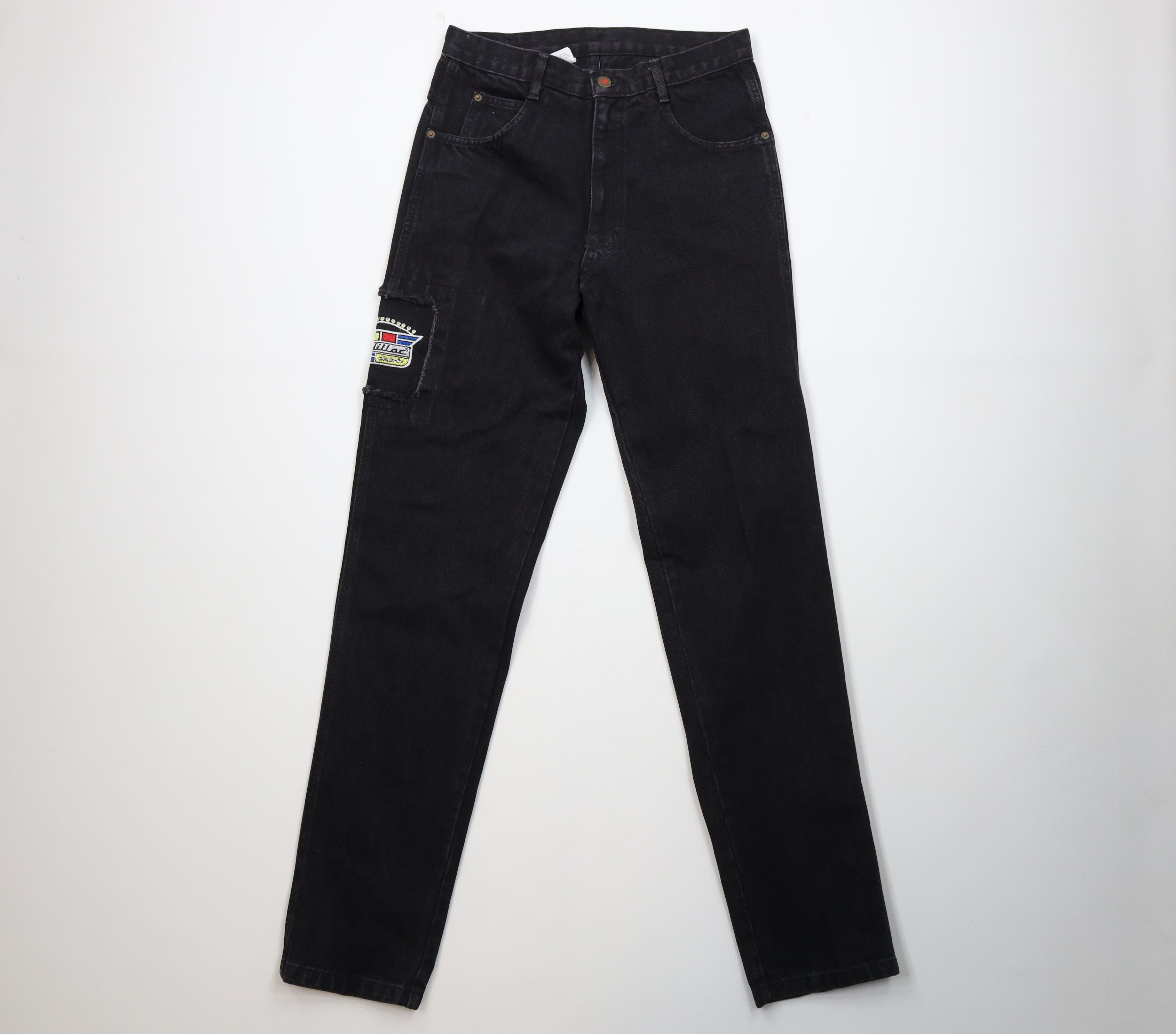 Cadillac Deadstock Vintage 90s Cadillac Car Straight Leg Jeans USA Size US 32 / EU 48 - 1 Thumbnail
