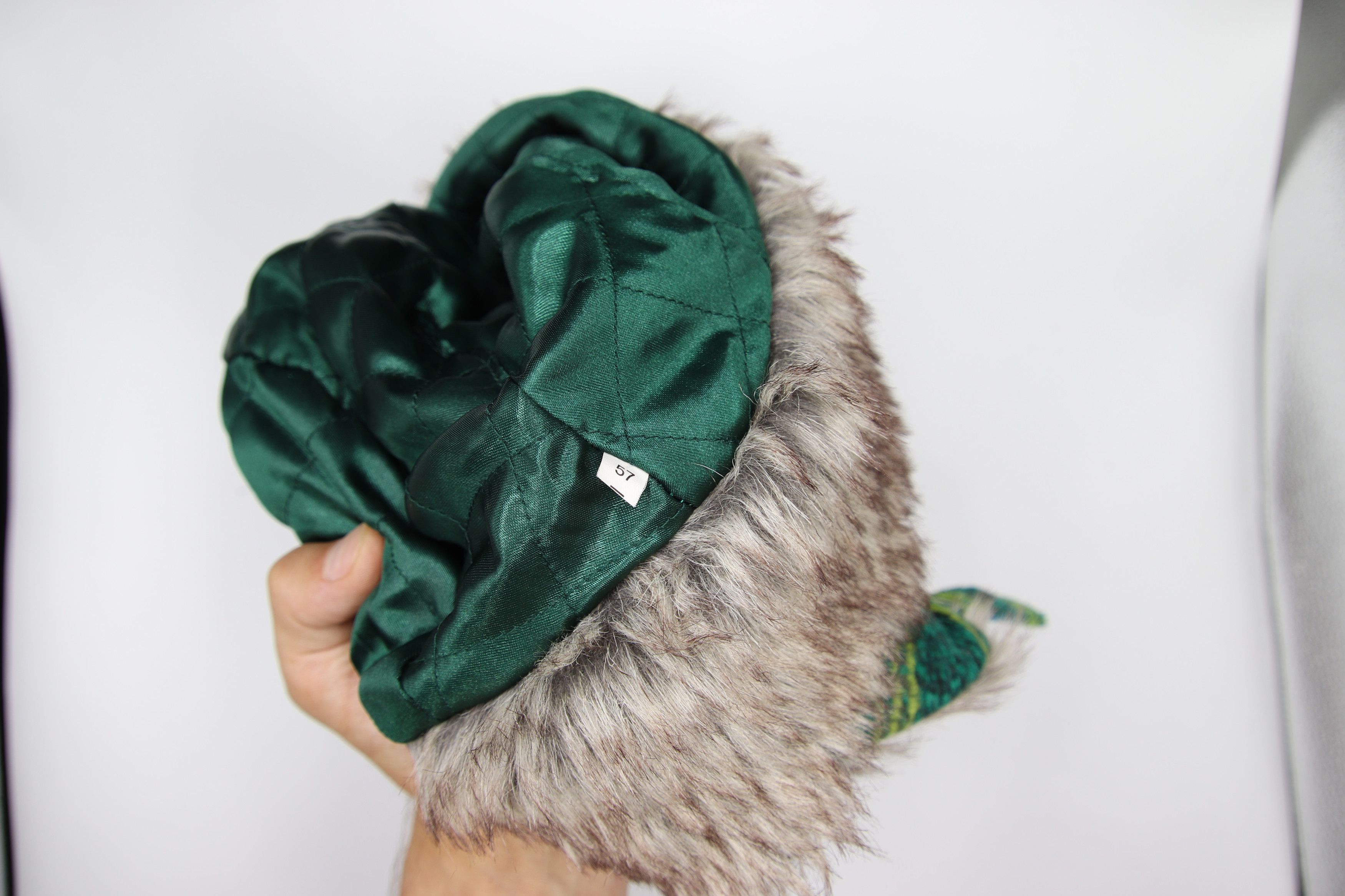 Other Fur Hat Chaos green yellow blue Size ONE SIZE - 3 Thumbnail