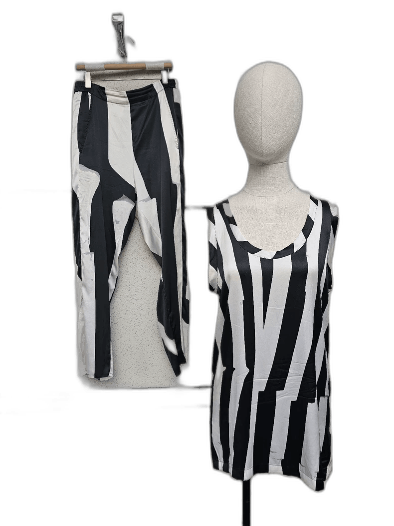Ann Demeulemeester Ann Demeulemeester Silk T-Shirt and Pants Set Size ONE SIZE - 1 Thumbnail