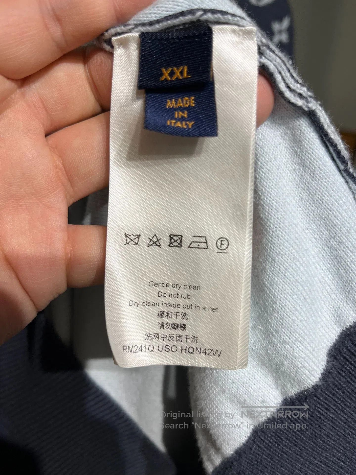 Louis Vuitton Louis Vuitton Gray-Blue Monogram Gradient Sweater. Size US XXL / EU 58 / 5 - 3 Thumbnail
