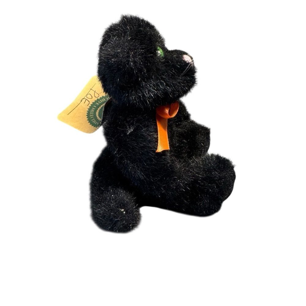 Other NWT New Vintage 1990 Boyds Bears Poe Black Halloween Cat Size ONE SIZE - 2 Thumbnail