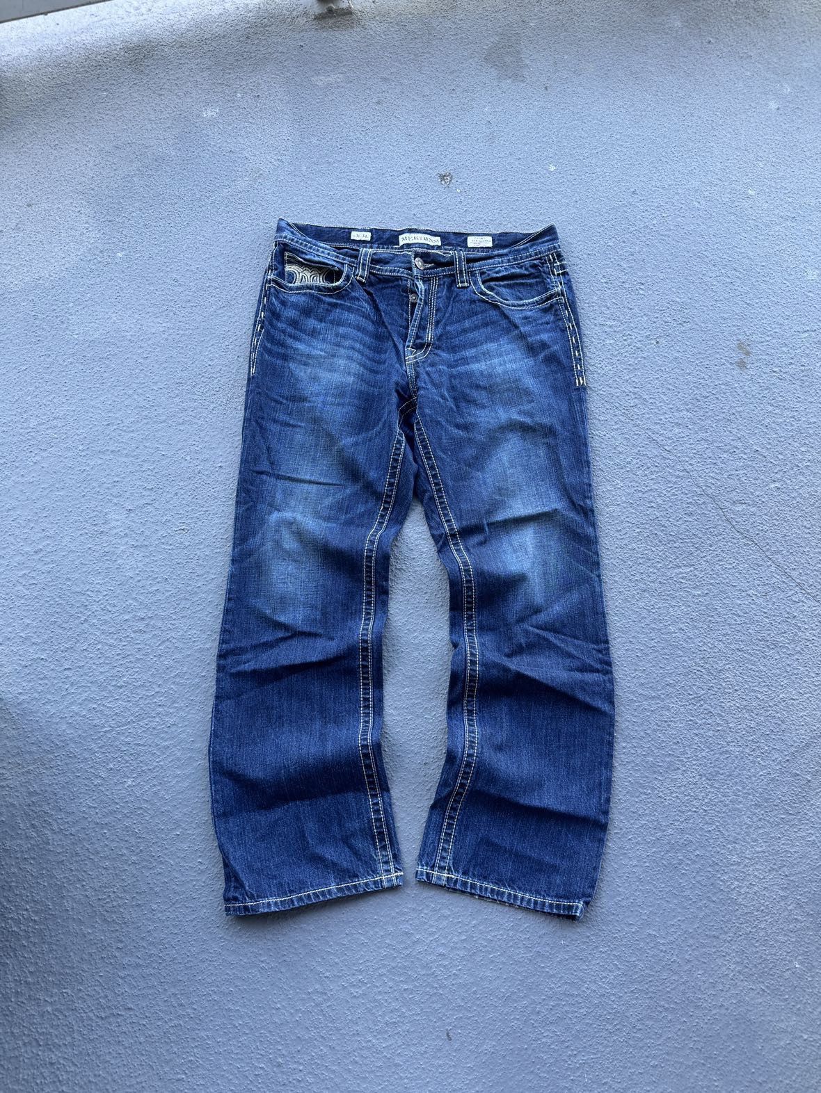 Mek Denim × Vintage Crazy Y2K Skater Archive Mek Denim Baggy Jeans Size US 36 / EU 52 - 4 Thumbnail
