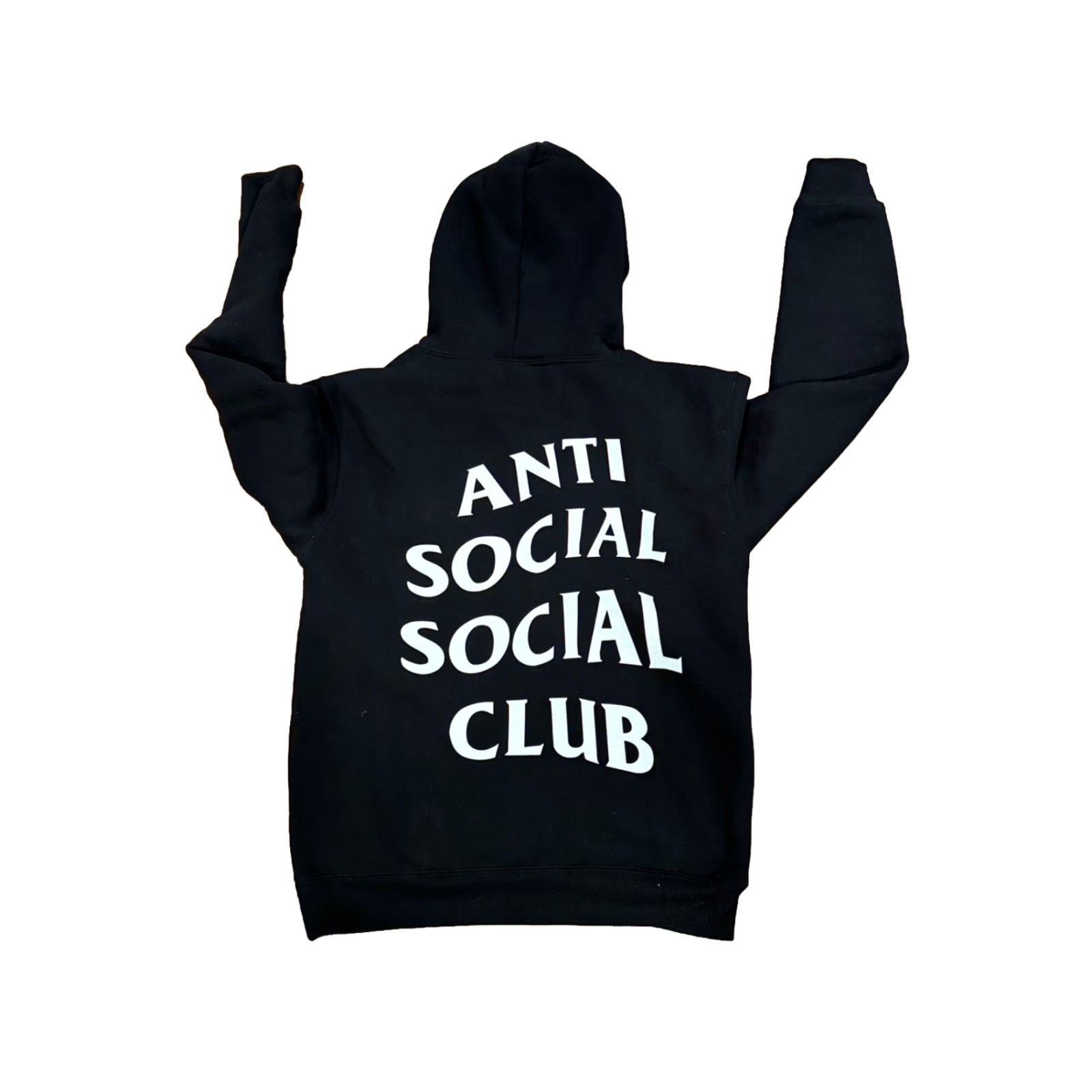 Anti Social Social Club Anti Social Social Club Hoodie Pullover Logo Black White Plain Sweatshirt Medium Mens Size US M / EU 48-50 / 2 - 3 Thumbnail