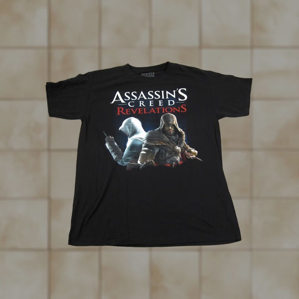 Vintage Assassin's Creed Shirt Adult M Black Video Game Casual Mens Y2K 80s 90s Classic Movie School Shirt Size US M / EU 48-50 / 2 - 1 Thumbnail