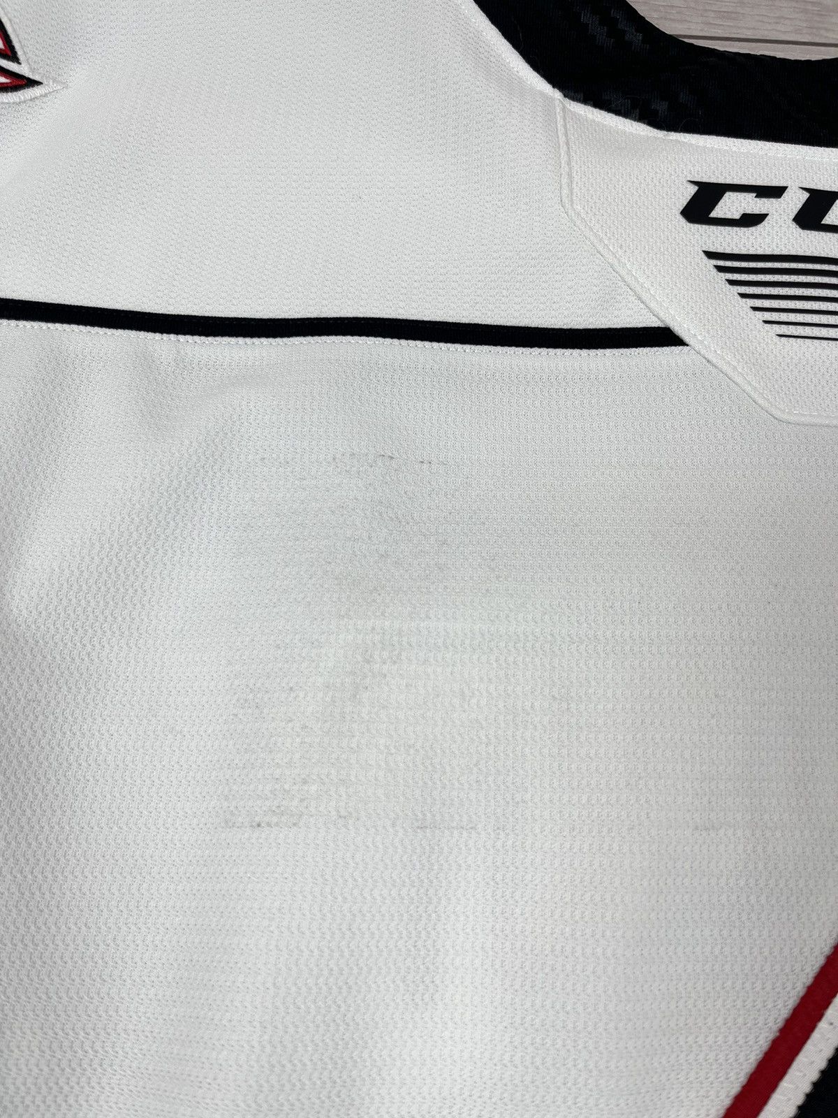 Ccm Owen Sound CCM OHL Attack Player Issue Hockey Jersey Size US XL / EU 56 / 4 - 15 Thumbnail