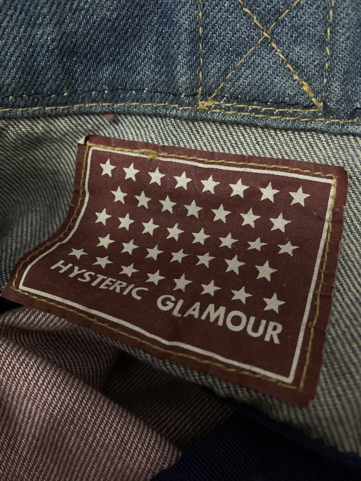 Hysteric Glamour 💥Hysteric Glamour Denim Patchwork Tote Bag Size ONE SIZE - 9 Thumbnail