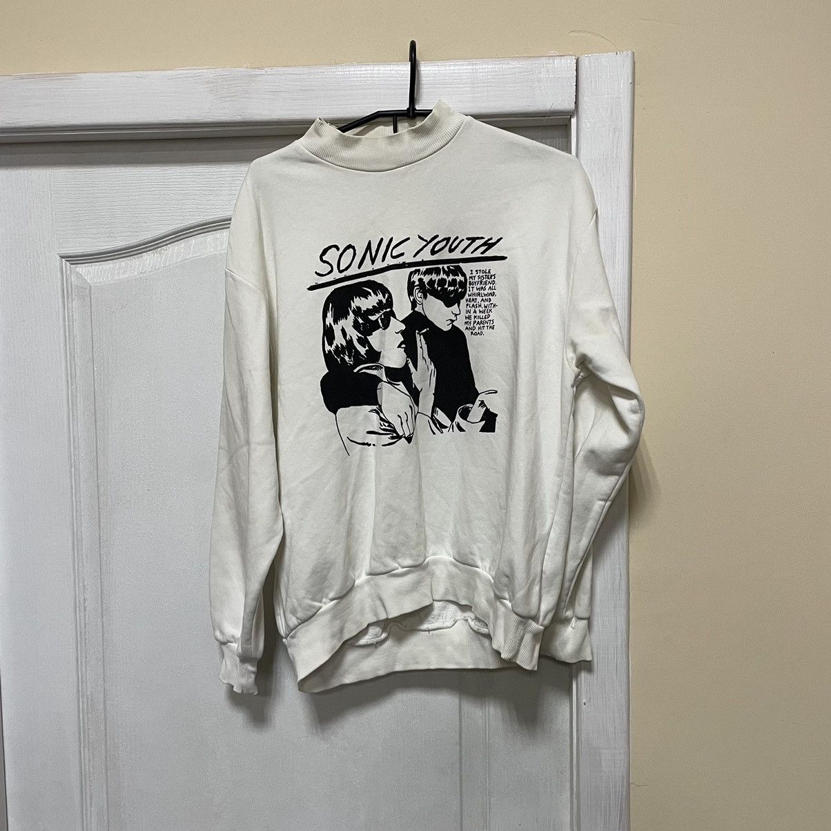 Band Tees × Vintage Vintage Sonic Youth Sweatshirt y2k Punks Misfits Crewneck Size US S / EU 44-46 / 1 - 1 Thumbnail