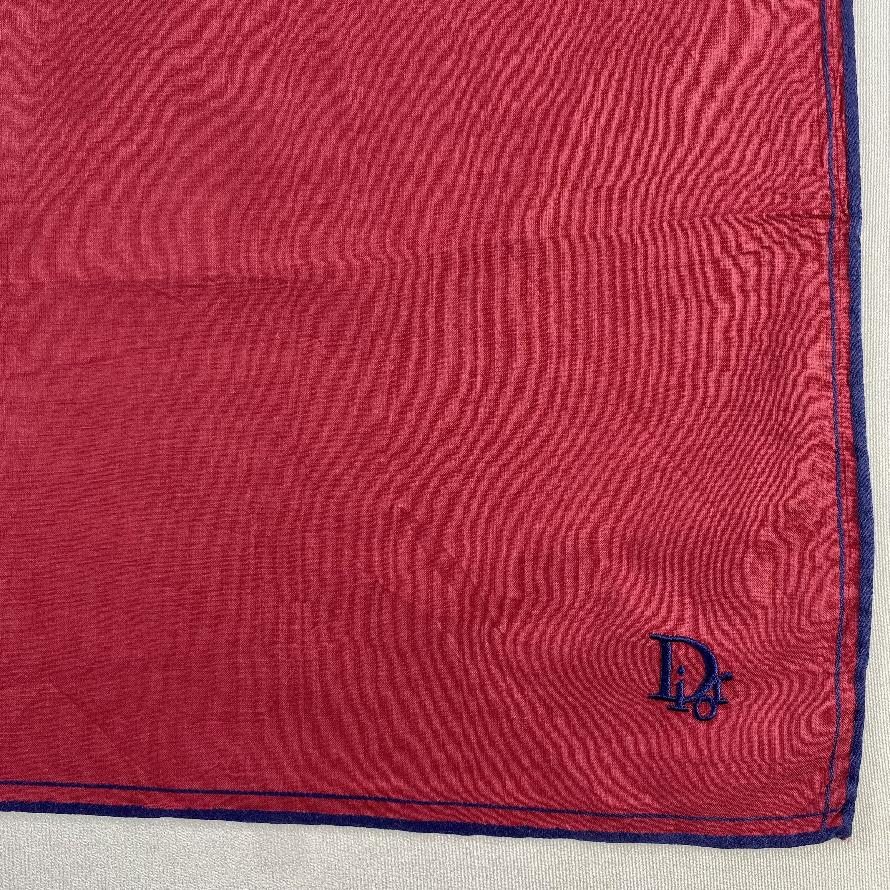 Vintage Dior Bandana/ Handkerchief / Neckerchief-P1273 Size ONE SIZE - 3 Thumbnail