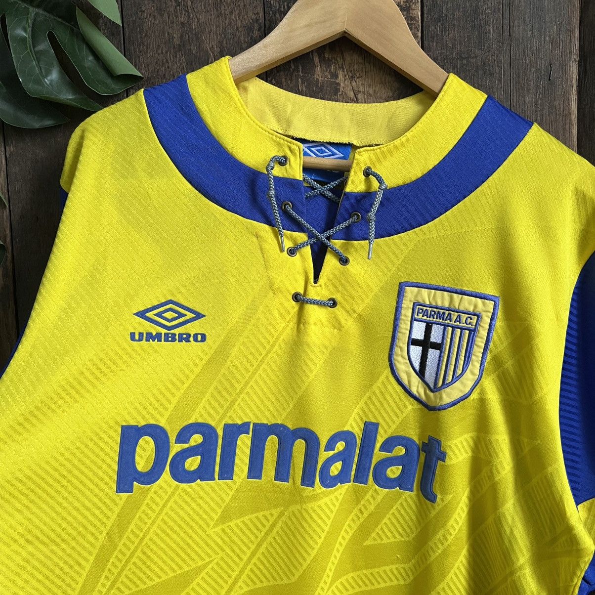 Umbro × Vintage Vintage Parma 1993-95 Away Umbro Jersey Size US L / EU 52-54 / 3 - 2 Thumbnail