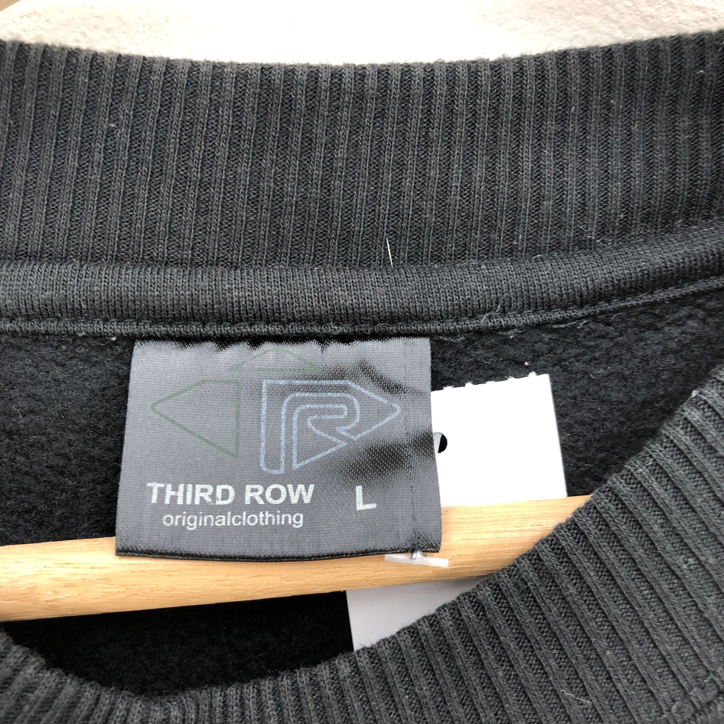 Japanese Brand × Vintage Vintage Third Row Sweatshirt Walk Street Sweater Size US L / EU 52-54 / 3 - 4 Thumbnail