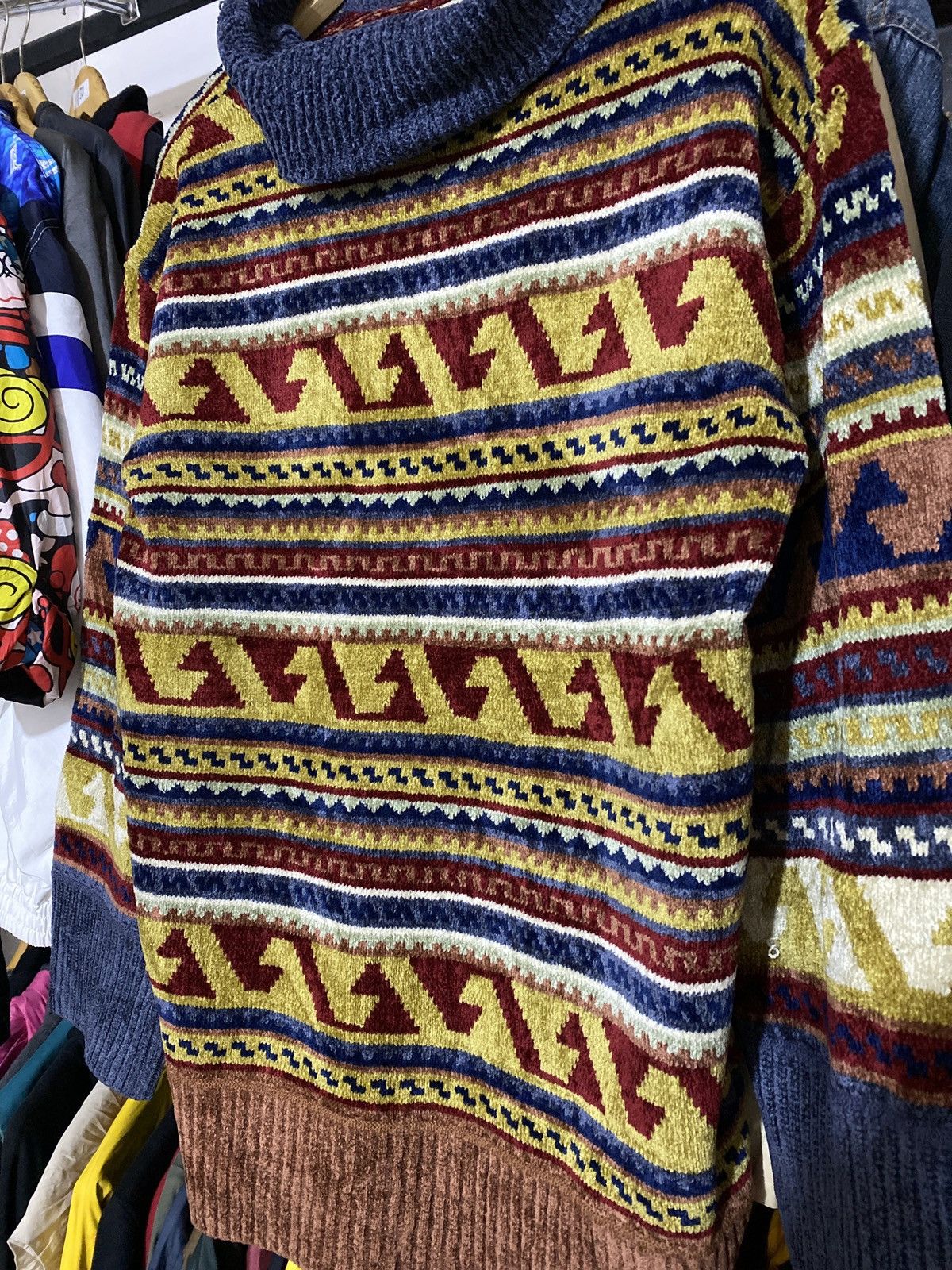 Kenzo × Vintage Vintage Kenzo Navajo Knitwear Size L / US 10 / IT 46 - 4 Thumbnail