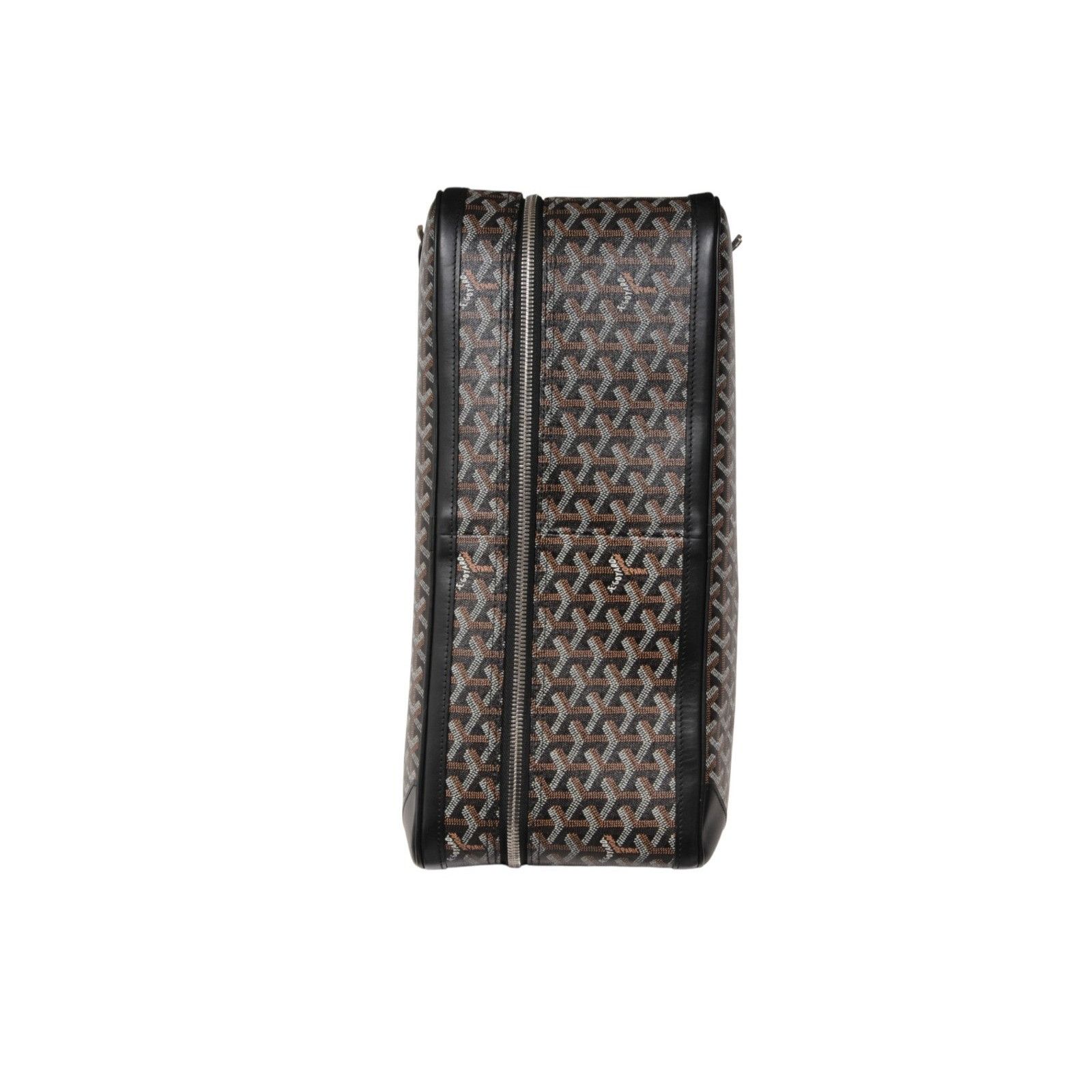Goyard Black Goyardine Canvas Leather Majordome 60 Travel Size ONE SIZE - 6 Thumbnail