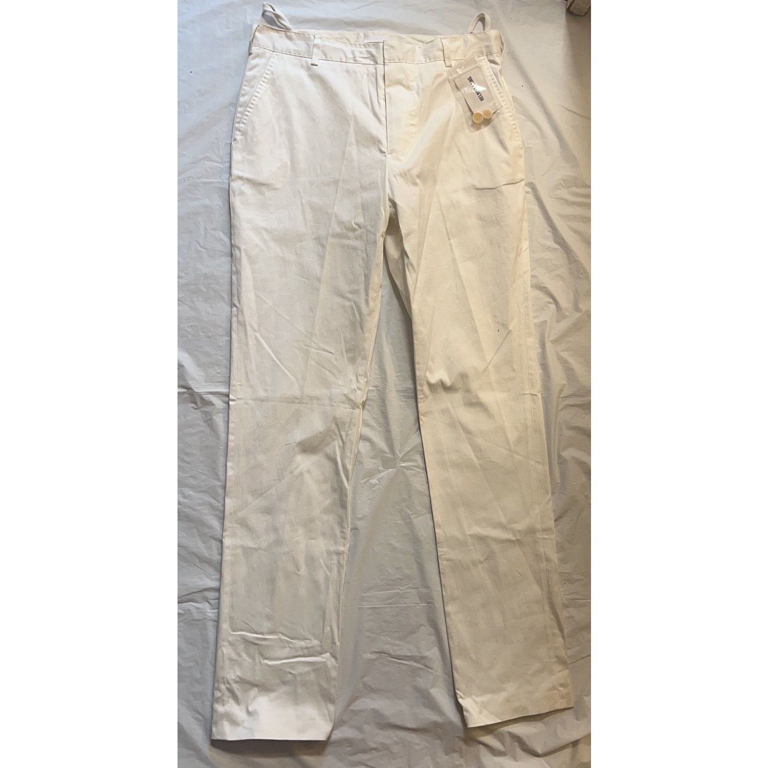 Helmut Lang Vtg Helmut Lang Archive Made in Italy White Pants SZ: 44 Size 30" / US 8 / IT 44 - 2 Thumbnail