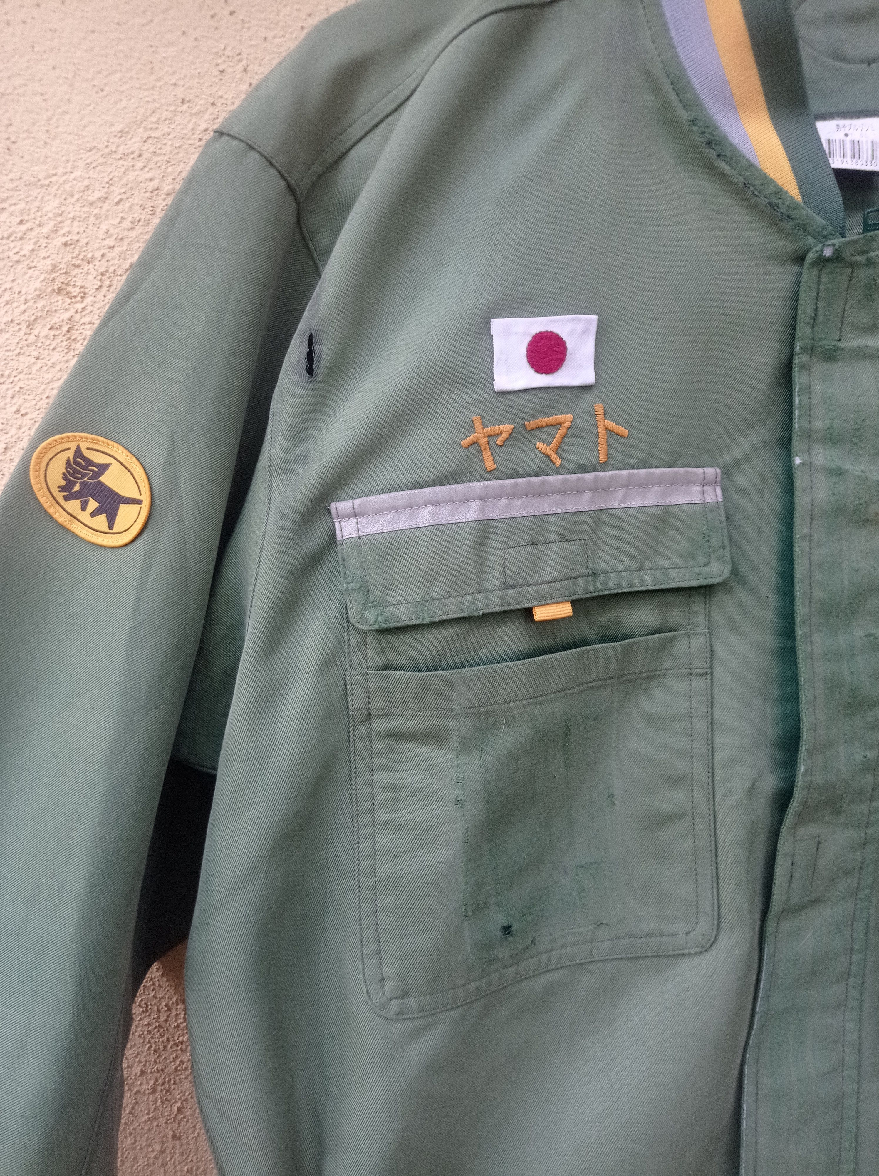 Japanese Brand 🔥Rare Faded destress yamato Japan transport worker jacket Size US L / EU 52-54 / 3 - 5 Thumbnail