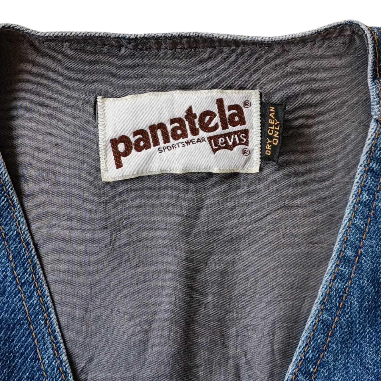 Levi's Vintage 70's Levi's Panatela Sportwear Denim vest Size US L / EU 52-54 / 3 - 3 Thumbnail
