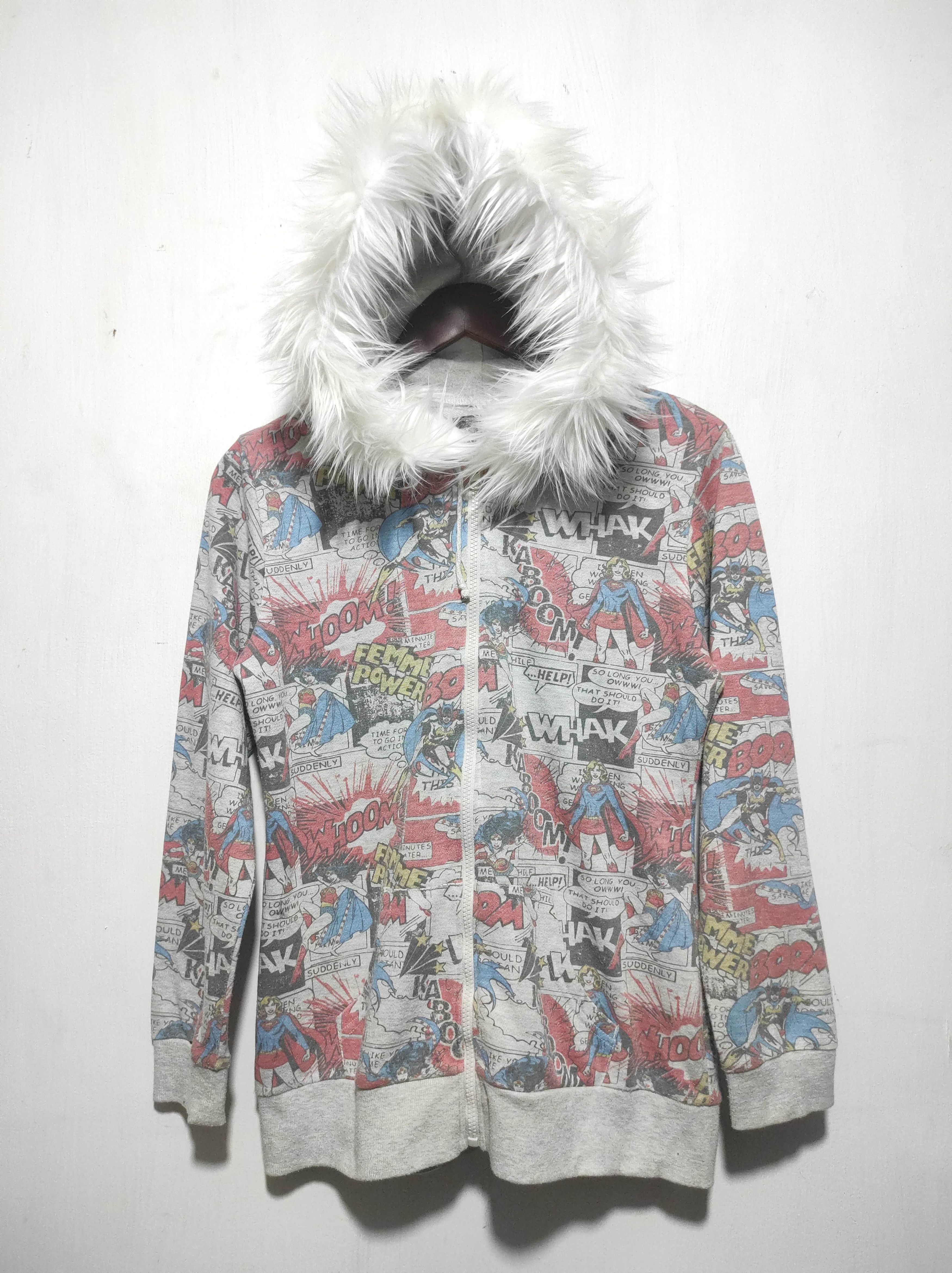 Anime DC Comics zip Fur Hoodie IfSixWasNine LGB style Size S / US 4 / IT 40 - 2 Thumbnail