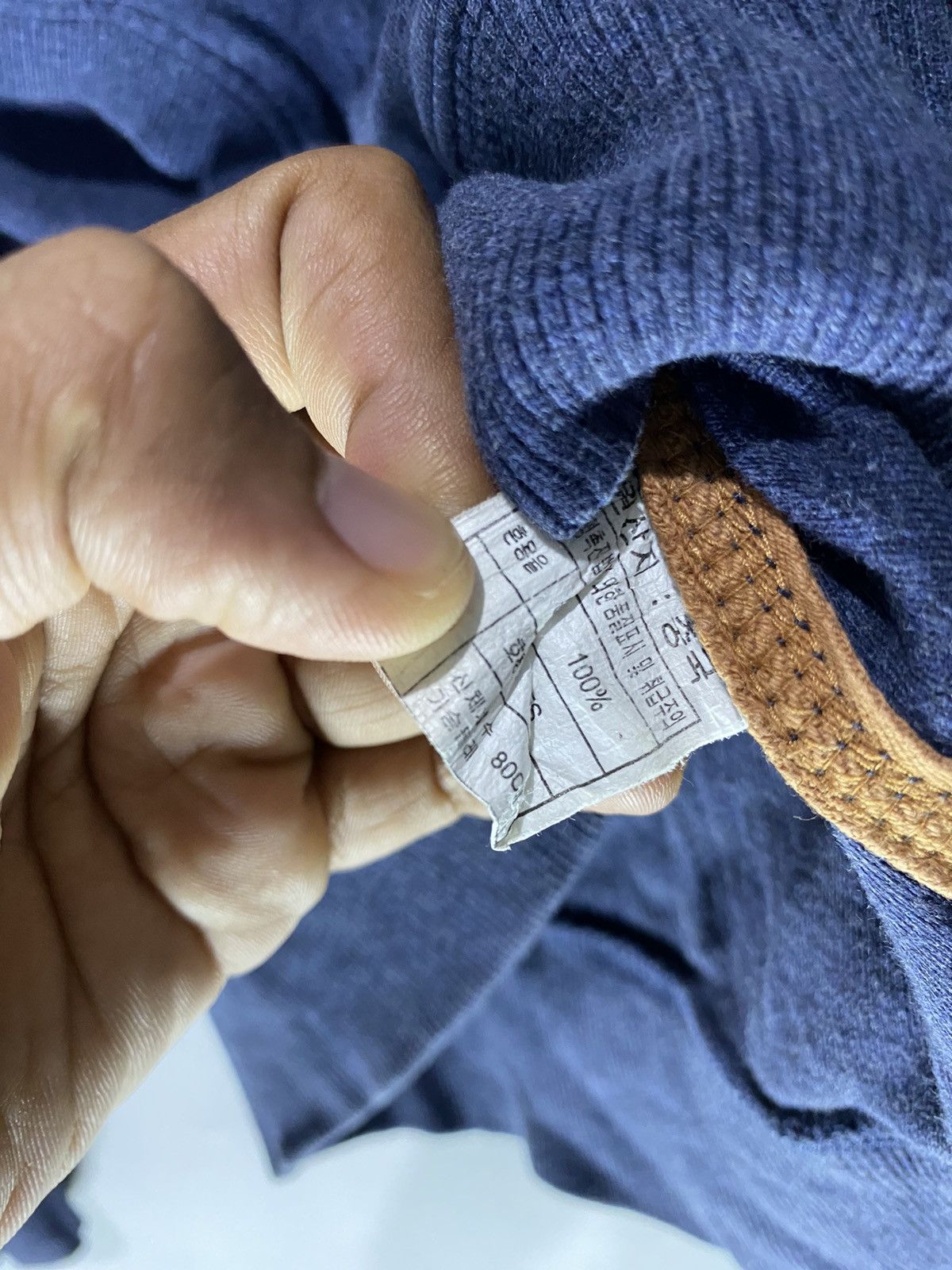 If Six Was Nine × Japanese Brand × Le Grande Bleu (L.G.B.) Japanese shane jeans faux fur hoodie Size US S / EU 44-46 / 1 - 9 Thumbnail