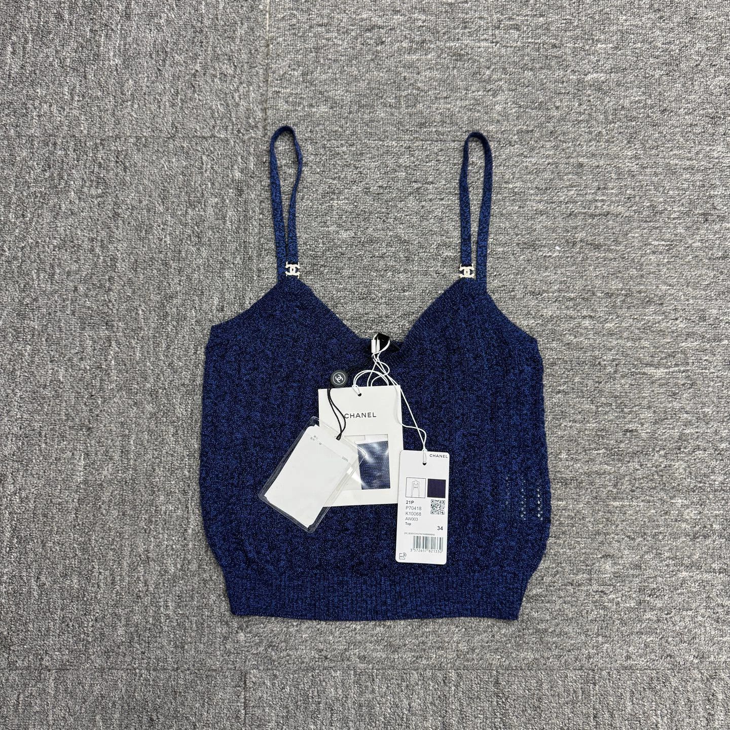 Chanel Chanel 34 EU Camisole New With Tags Length 44 Size XS / US 0-2 / IT 36-38 - 1 Thumbnail