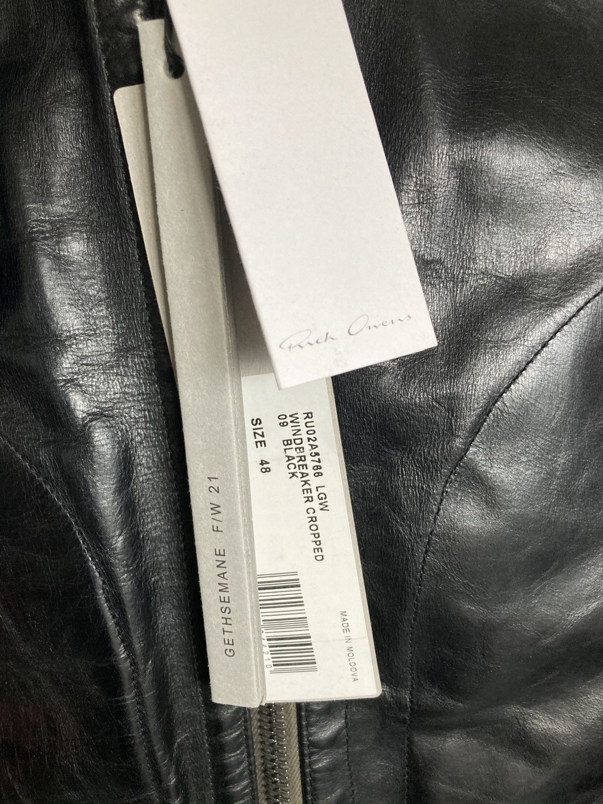 Rick Owens Rick Owens leather jacket with integrated gl Size US M / EU 48-50 / 2 - 11 Thumbnail