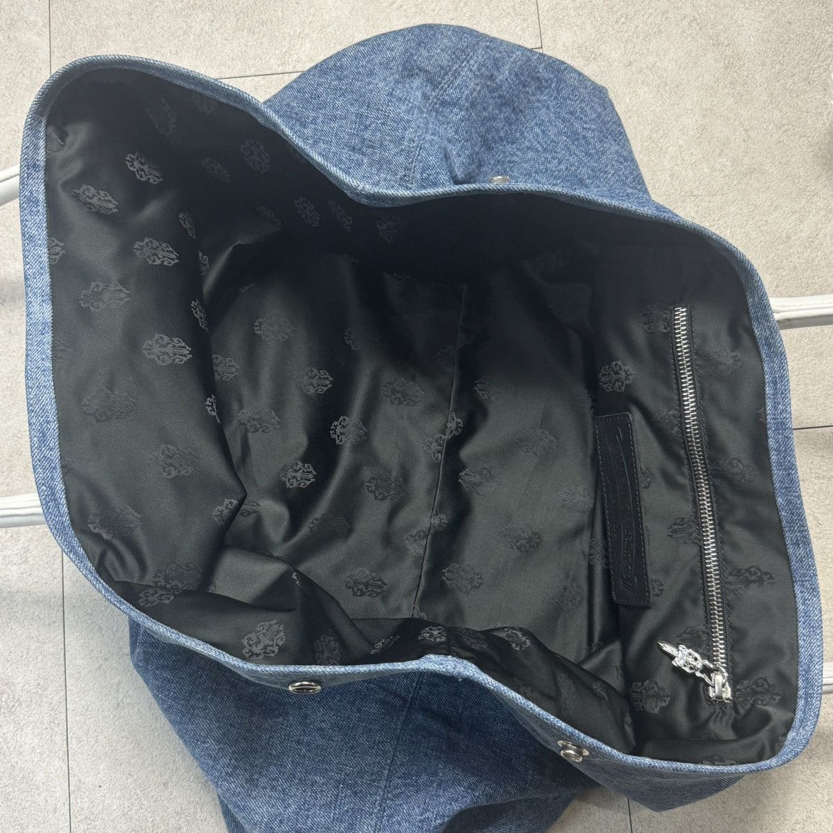 Chrome Hearts Chrome hearts indigo denim Cross Tote Size ONE SIZE - 9 Thumbnail