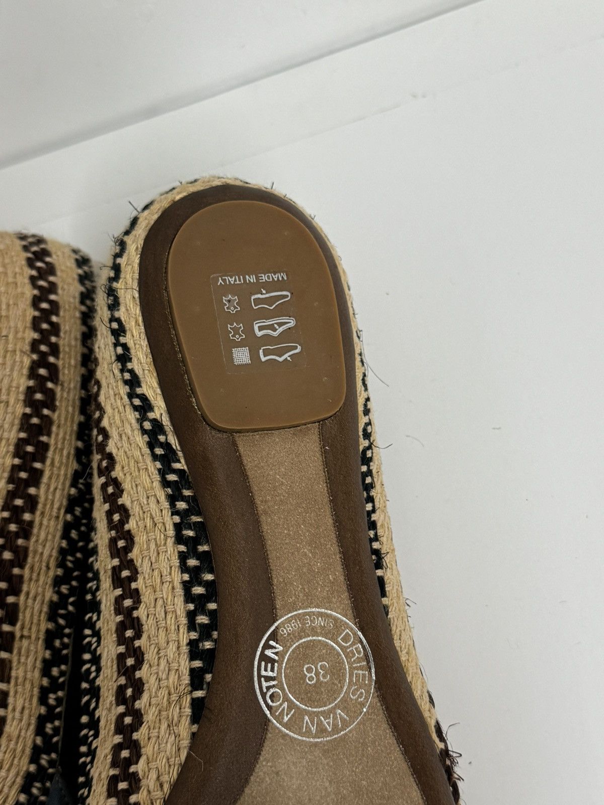 Dries Van Noten Dries Van Noten Printed Espadrille Flats Size 38 Size US 8 / IT 38 - 13 Thumbnail