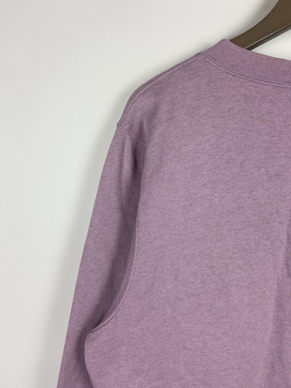 Designer × Sandro SANDRO Printed And Flocked College Sweatshirt Womens Purple Size XS / US 0-2 / IT 36-38 - 16 Thumbnail