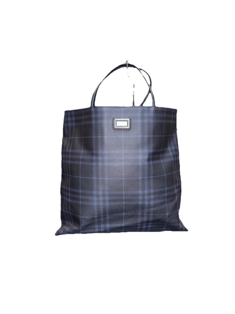 Burberry Burberry London Navy, Charcoal Nova Check Tote Size ONE SIZE - 2 Thumbnail
