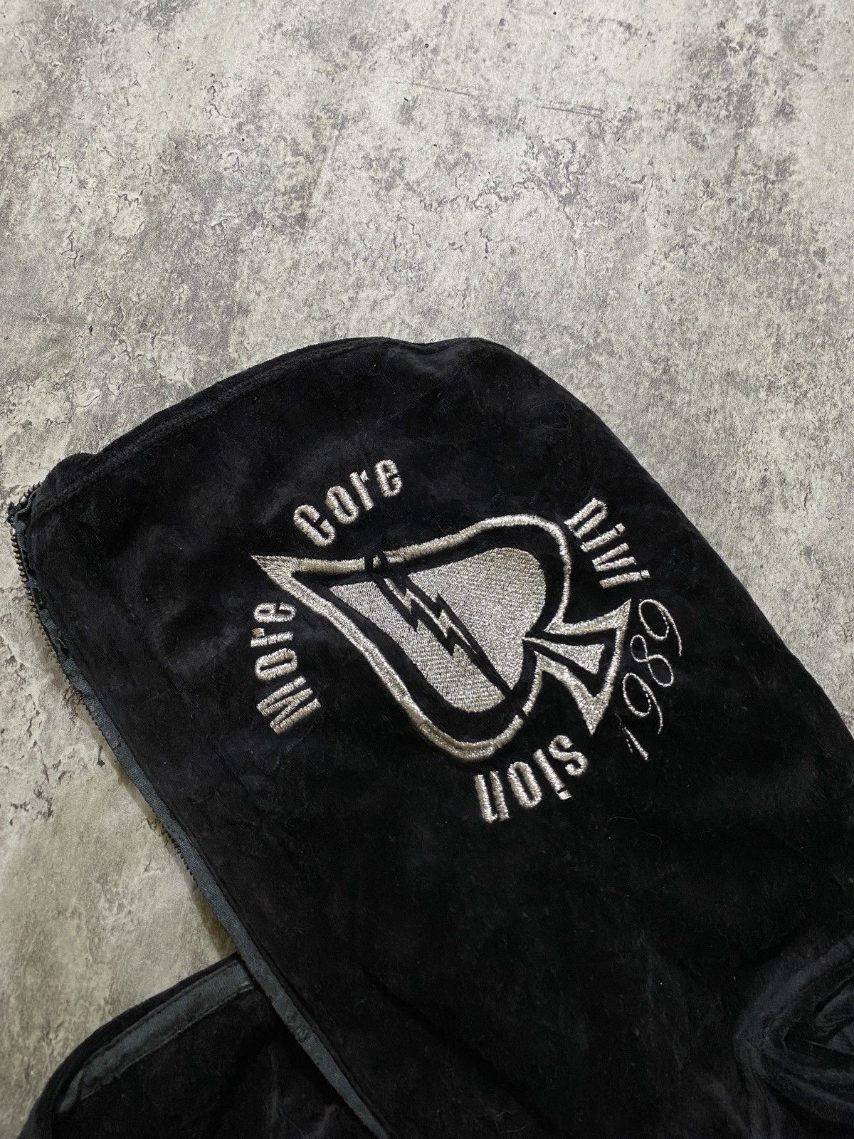 Designer × Japanese Brand mcd More Core Division Velvet Zip Hoodie Size US M / EU 48-50 / 2 - 5 Thumbnail