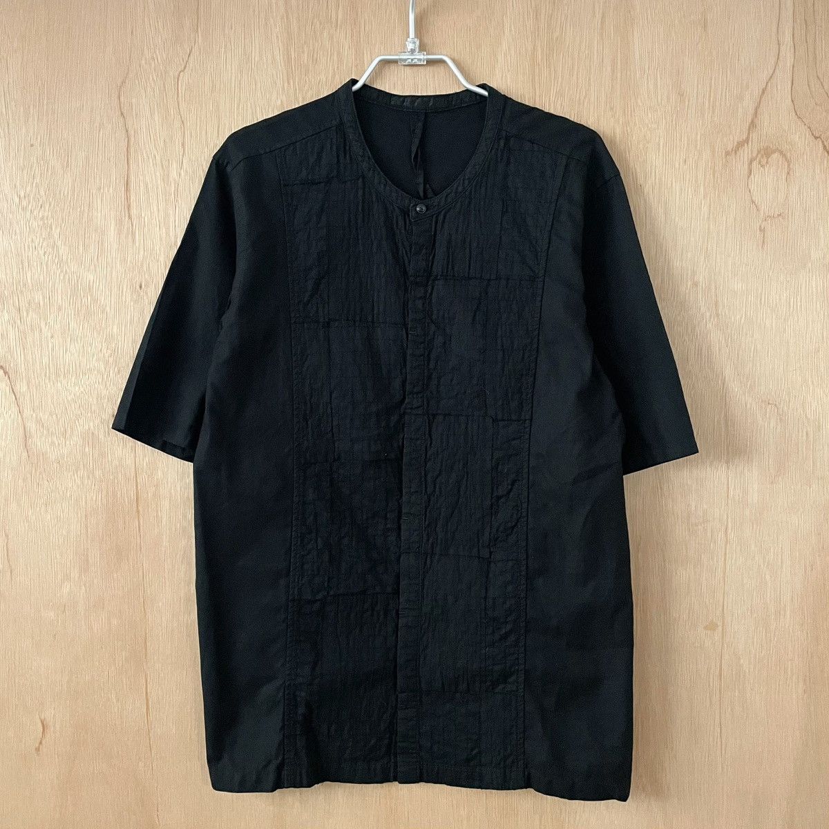 Viridi anne patchwork embroidered shirts