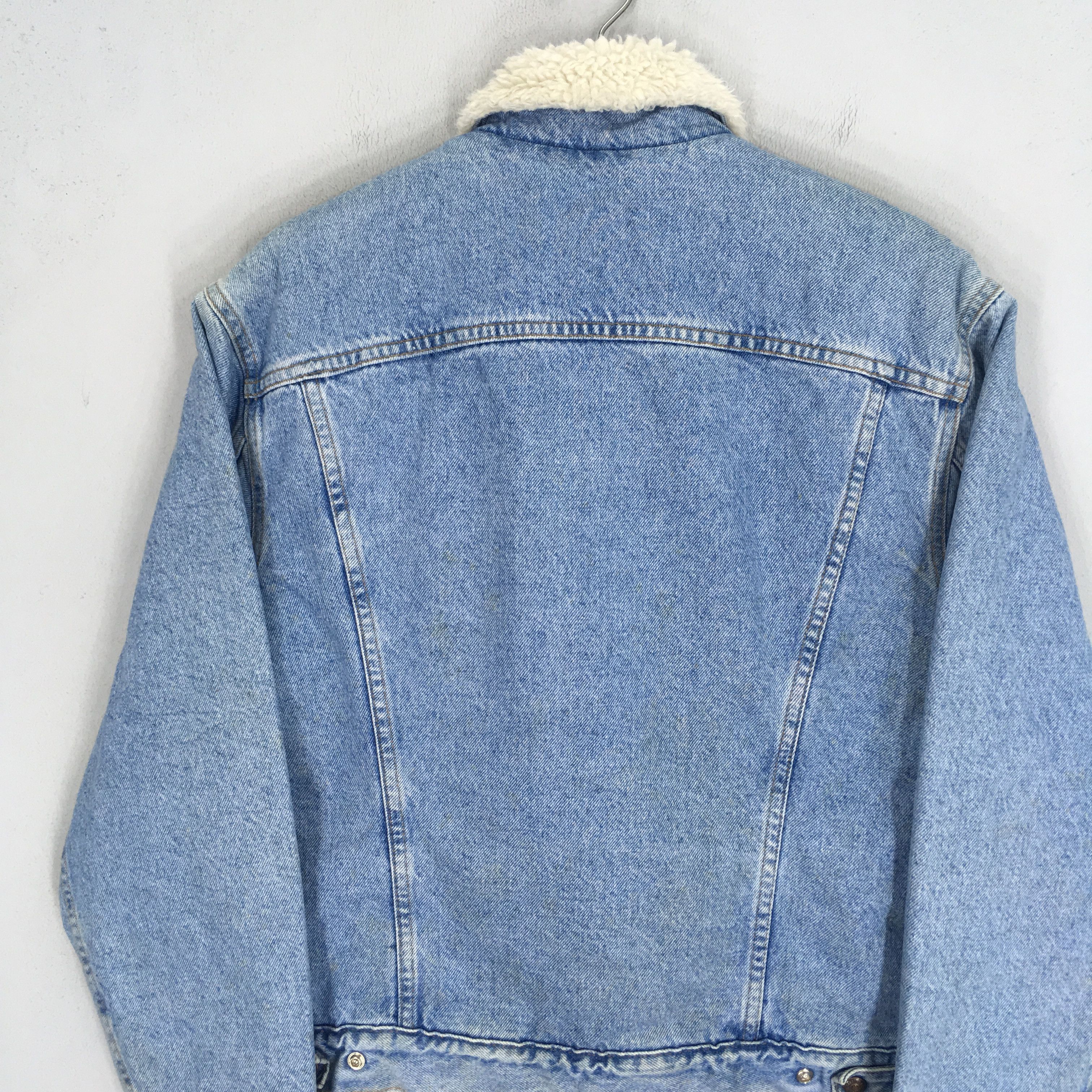 Levi's Vintage 90s Levi's Denim Jacket Jeans Trucker Sherpa Size US M / EU 48-50 / 2 - 15 Thumbnail