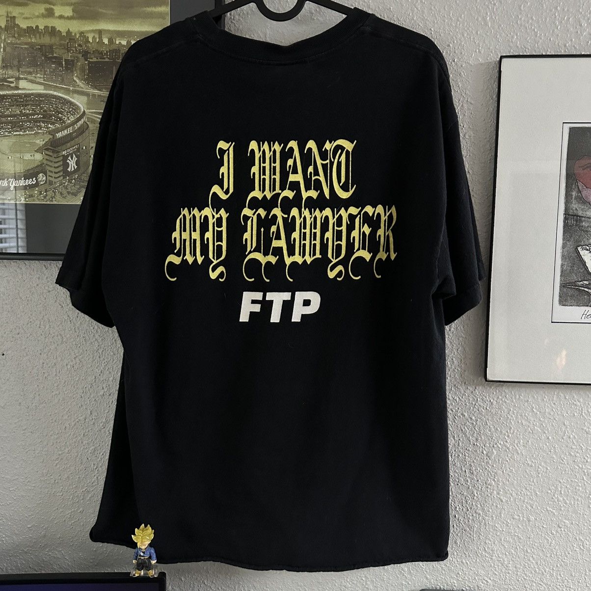 Fuck The Population FTP “I WANT MY LAWYER” TEE FW18 Size US L / EU 52-54 / 3 - 4 Thumbnail