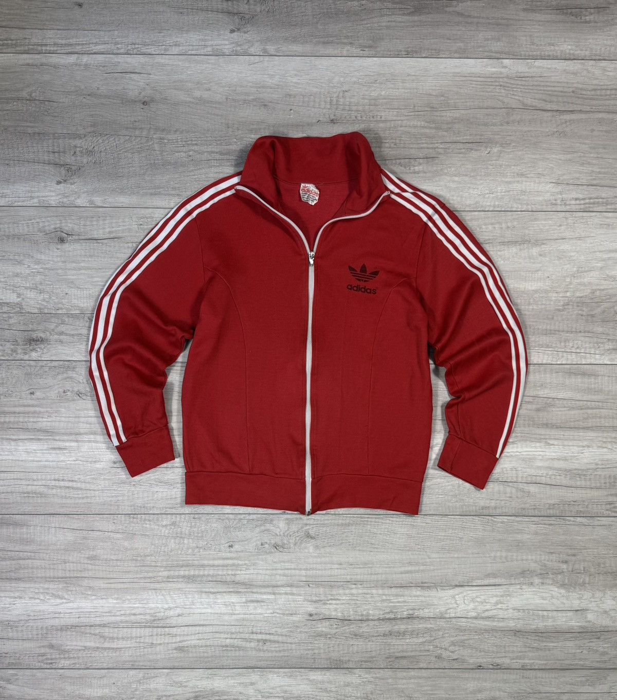 Adidas Vintage Made In Korea Track Jacket 80’s Red Size 6