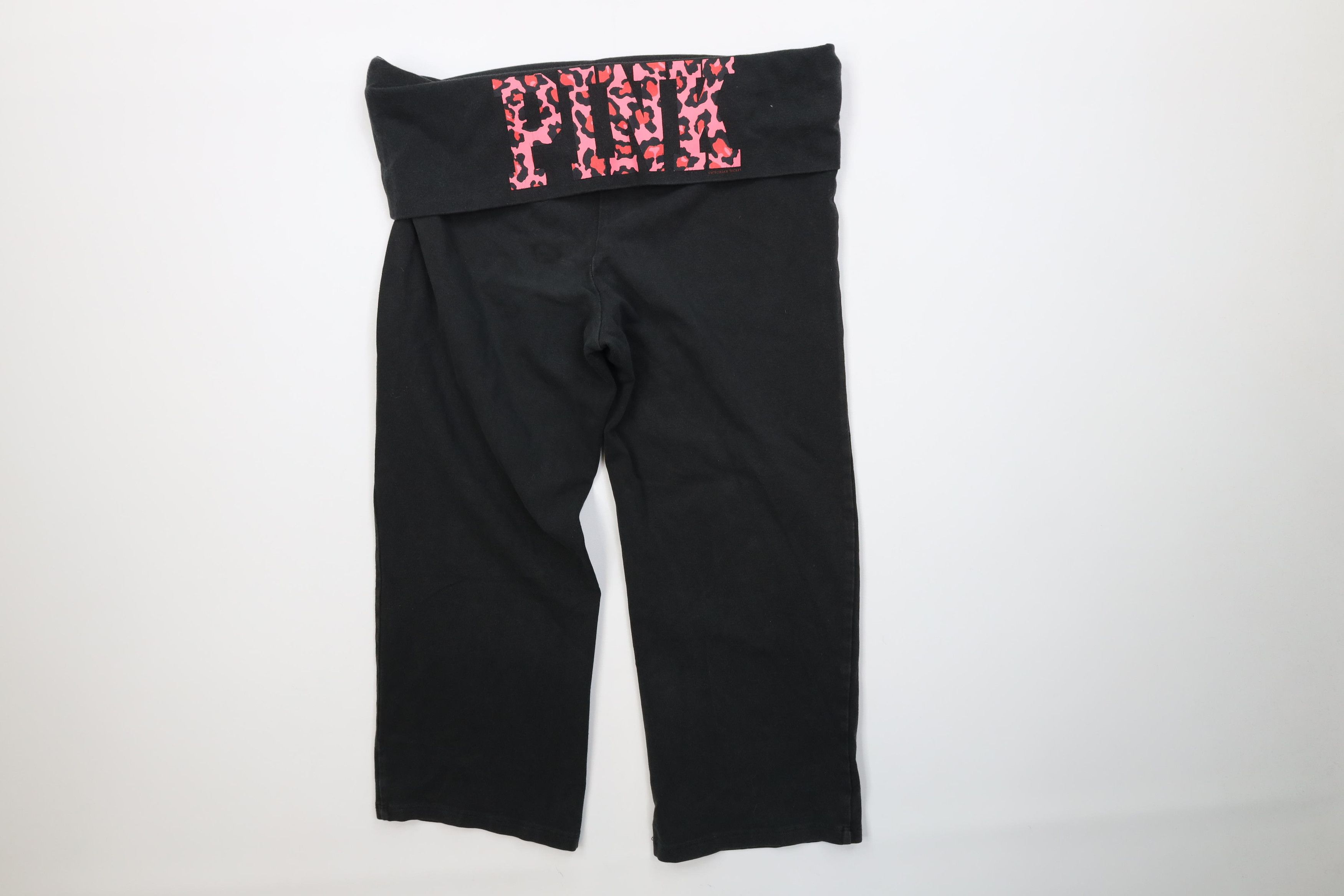 Victoria's Secret Vintage Y2K Pink Victoria's Secret Fold Over Capris Pants Size 29" - 6 Thumbnail