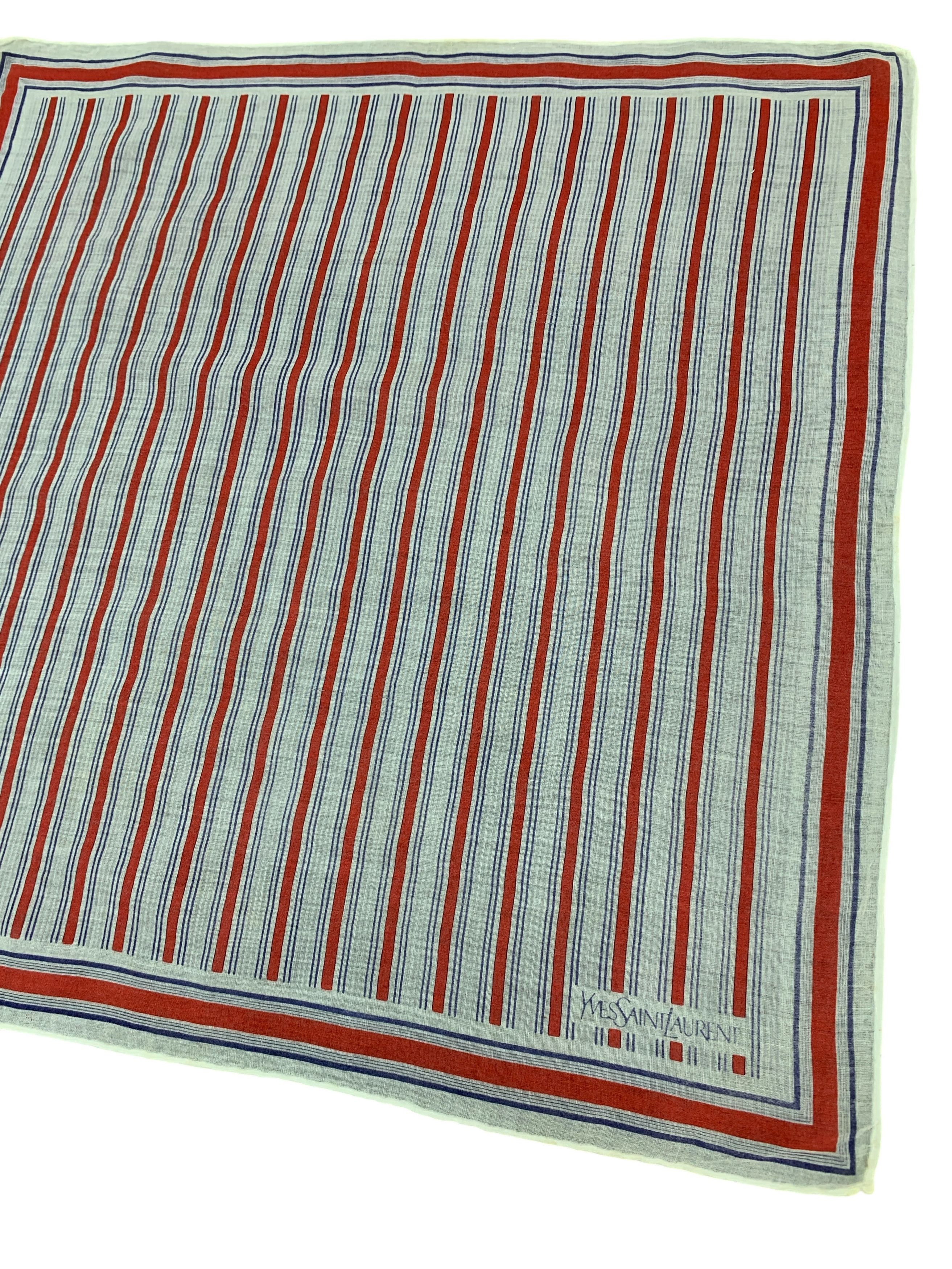 Vintage × Yves Saint Laurent Vintage Yves Saint Laurent Neckerchief/Handkerchief - HKA918 Size ONE SIZE - 3 Thumbnail