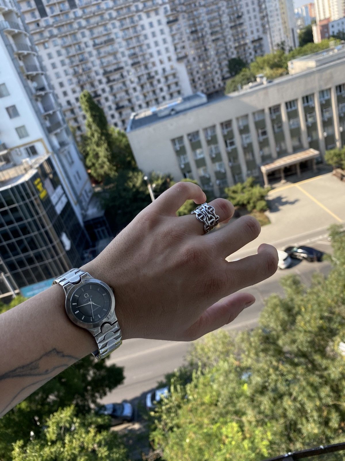 Hermes Hermes steel ring Size ONE SIZE - 1 Thumbnail