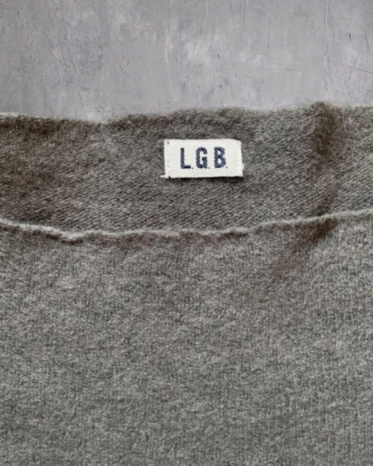 If Six Was Nine × Japanese Brand × Le Grande Bleu (L.G.B.) L.G.B flared knit sweater Size US S / EU 44-46 / 1 - 3 Thumbnail