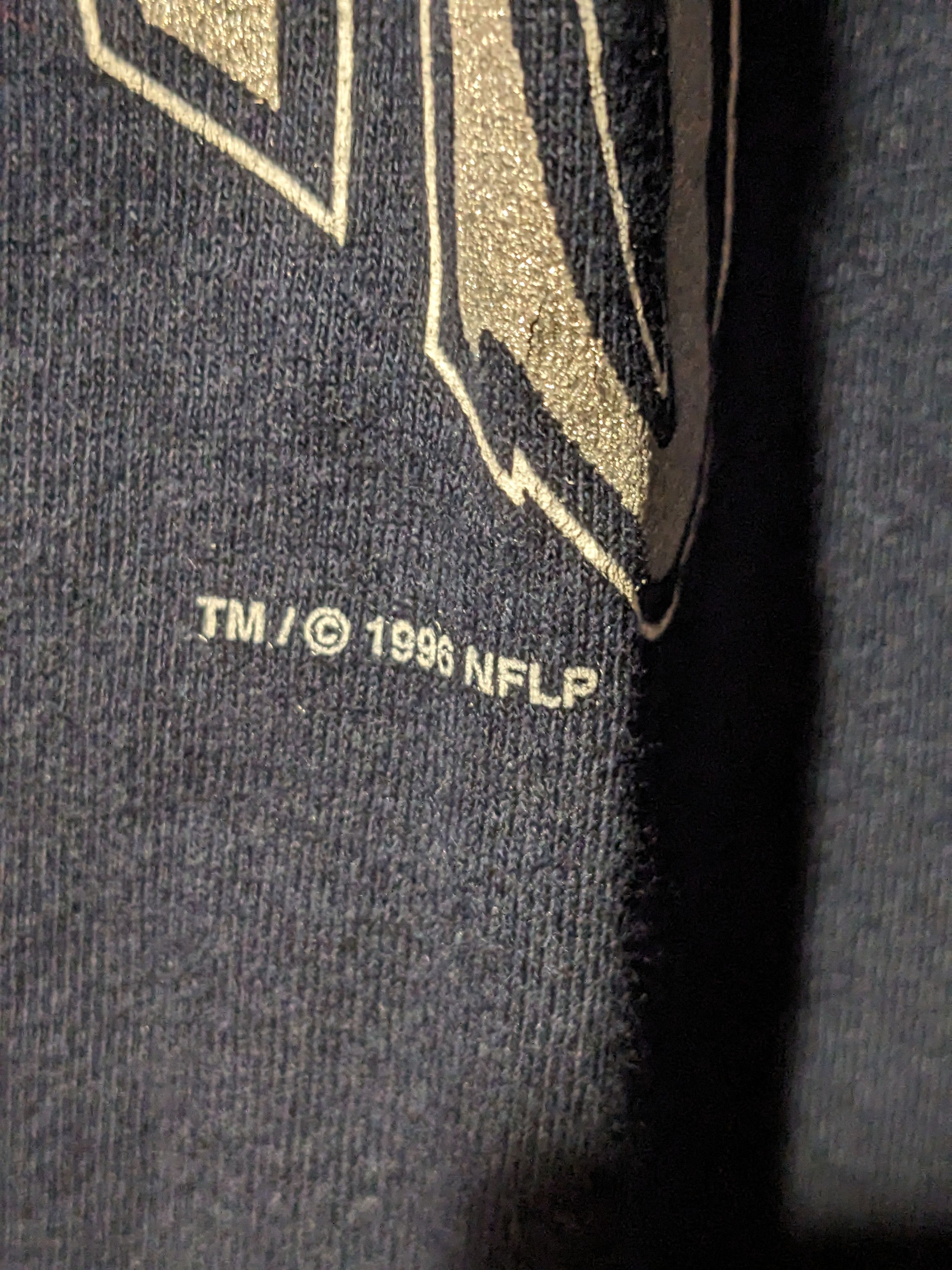 NFL × Vintage Vintage 1996 Super Bowl Dallas Cowboys NFL Football T-Shirt Size US XL / EU 56 / 4 - 3 Thumbnail