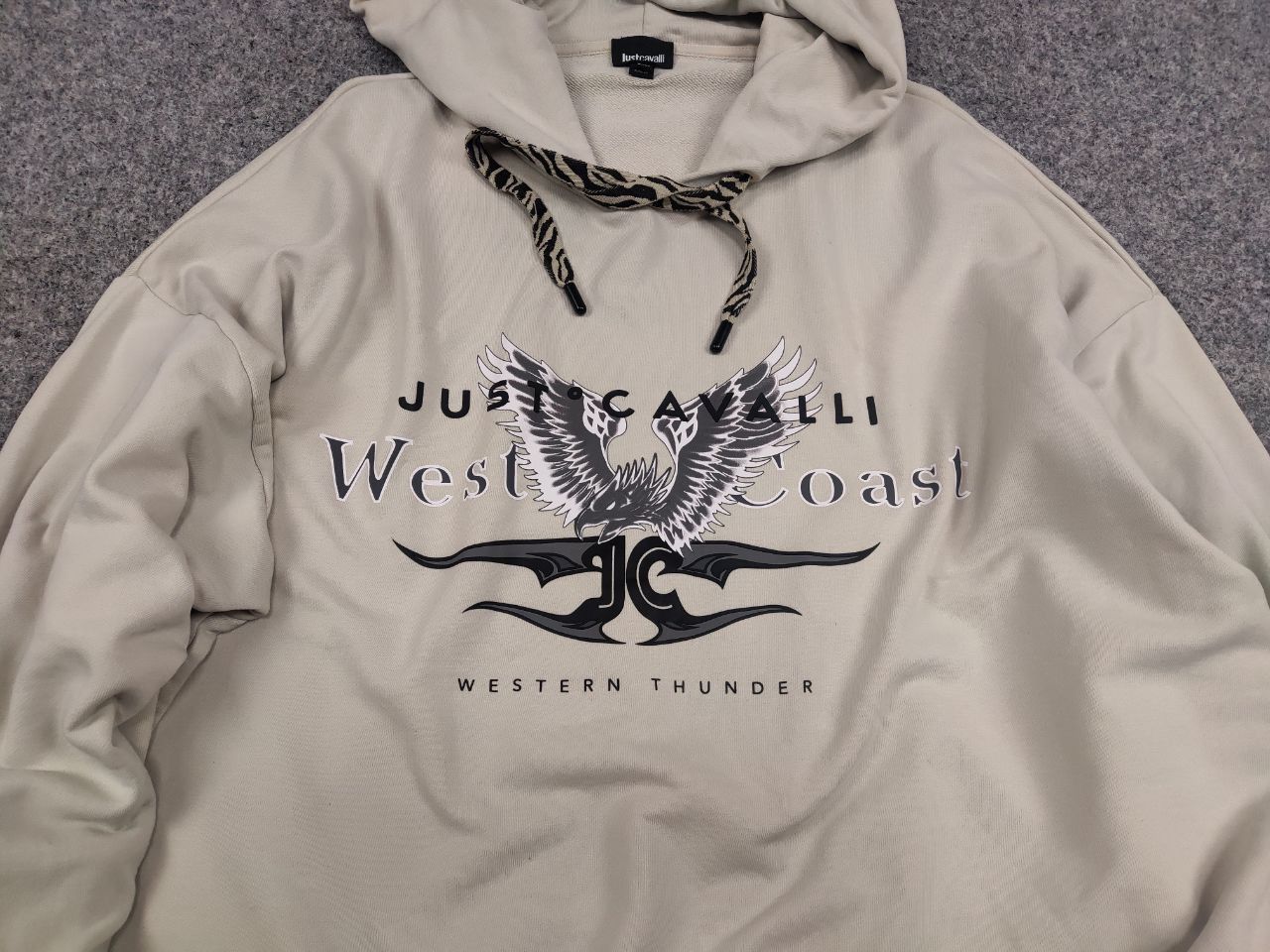 Just Cavalli Roberto Just Cavalli west coast Logo Oversized Hoodie Size US XL / EU 56 / 4 - 9 Thumbnail