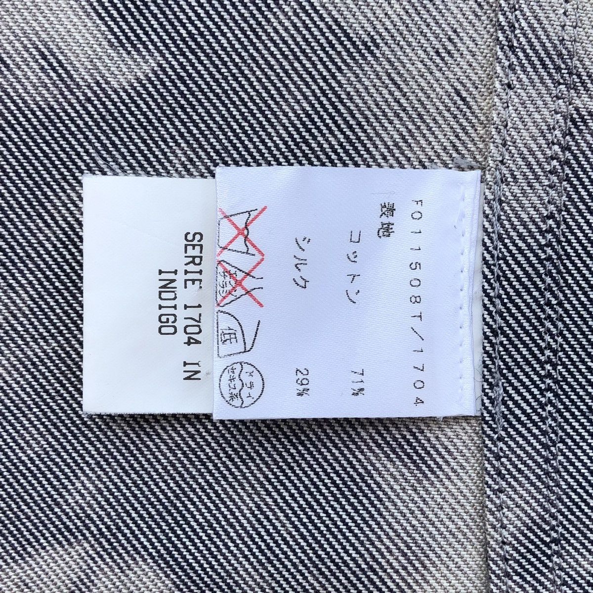 Celine Vintage CELINE SS2000 Denim Tie Dye Indigo Tucker Jacket Size M / US 6-8 / IT 42-44 - 19 Thumbnail