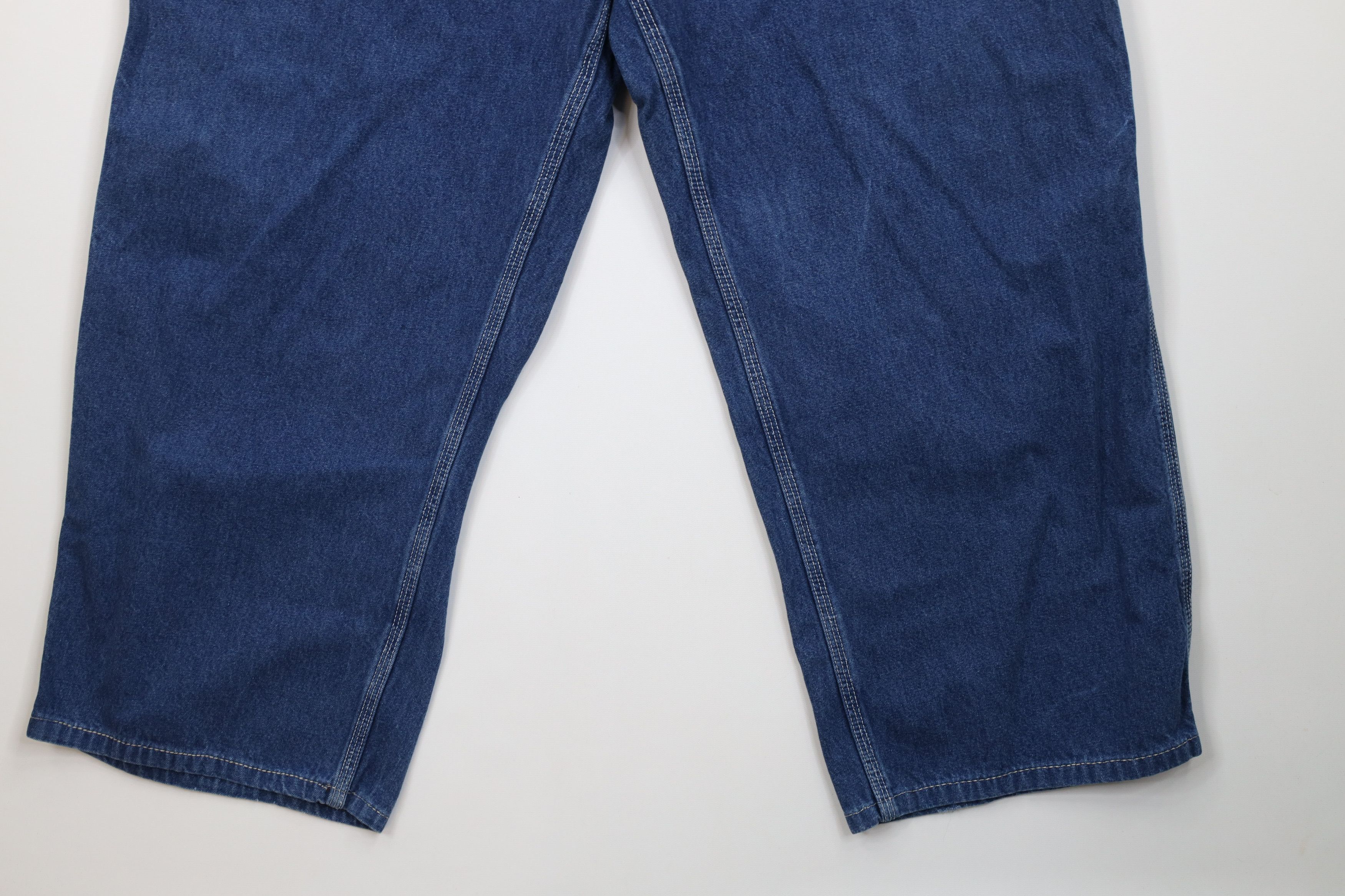 Carhartt Vintage Y2K Carhartt Spell Out Wide Leg Dungaree Jeans Size US 44 / EU 60 - 4 Thumbnail