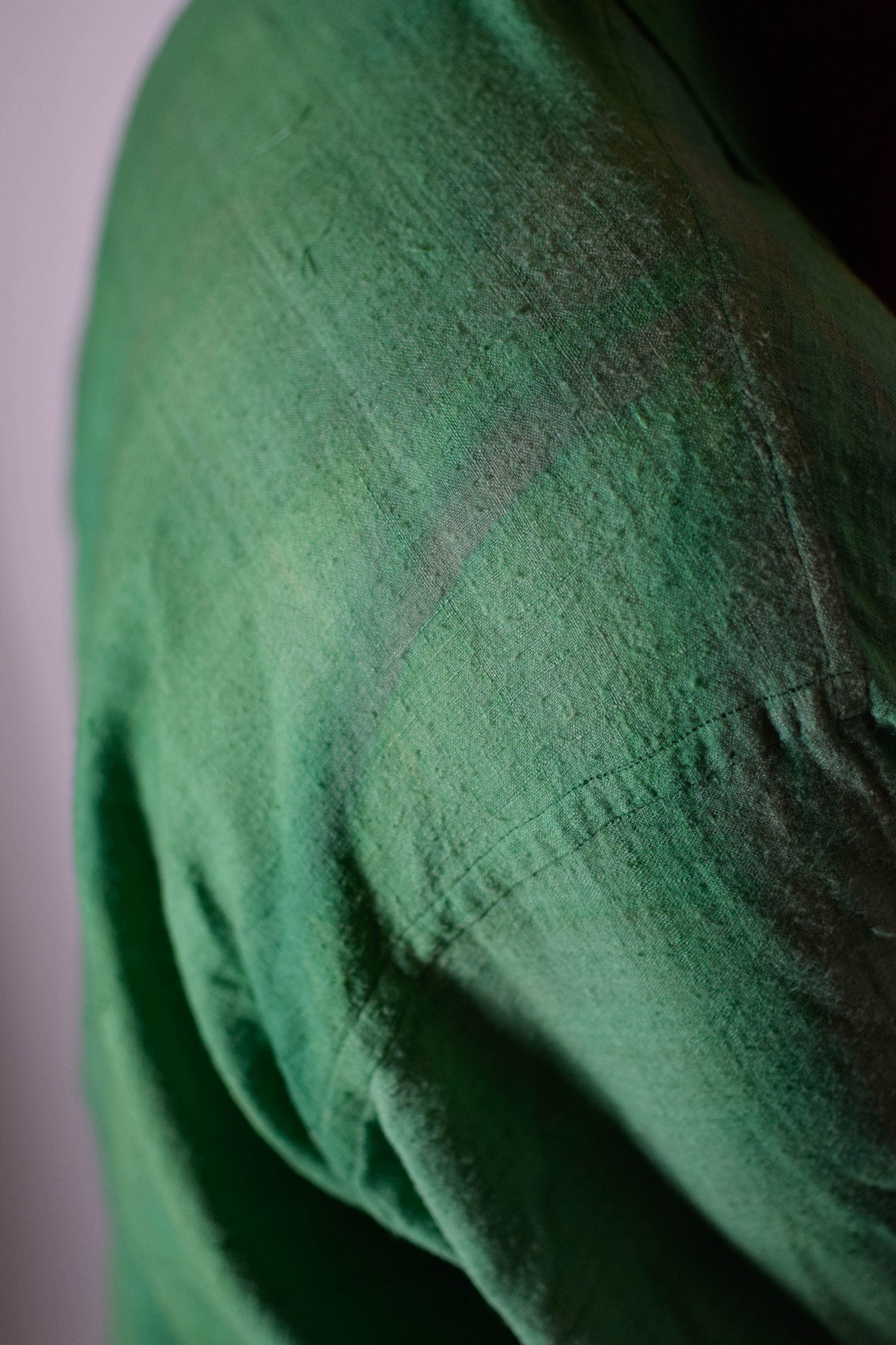 Yohji Yamamoto YYPH AW93 Green Silk Shirt - HP-B02-308 Size US L / EU 52-54 / 3 - 9 Thumbnail