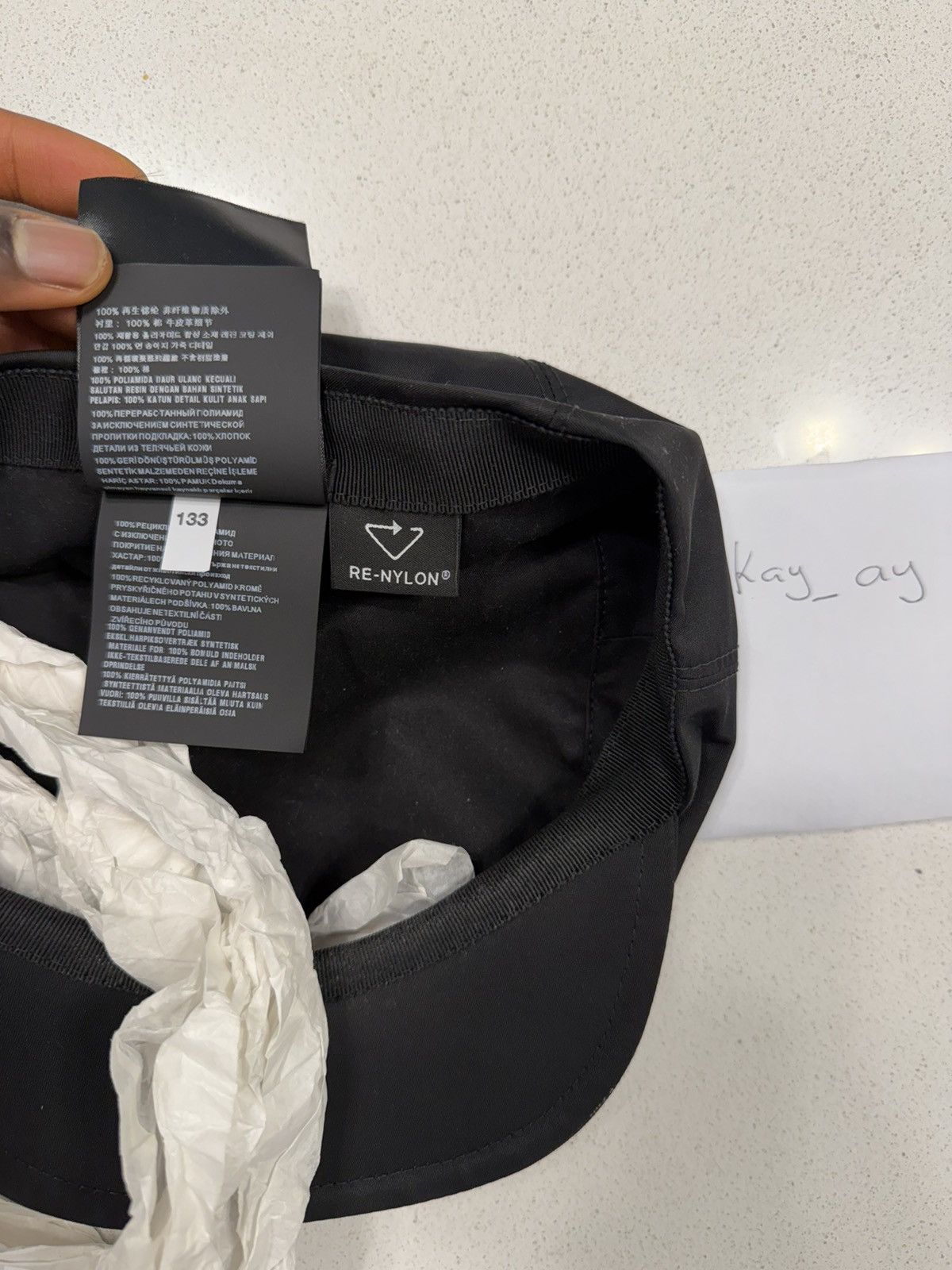 Prada Prada Re-Nylon hat Size 42 - 10 Thumbnail
