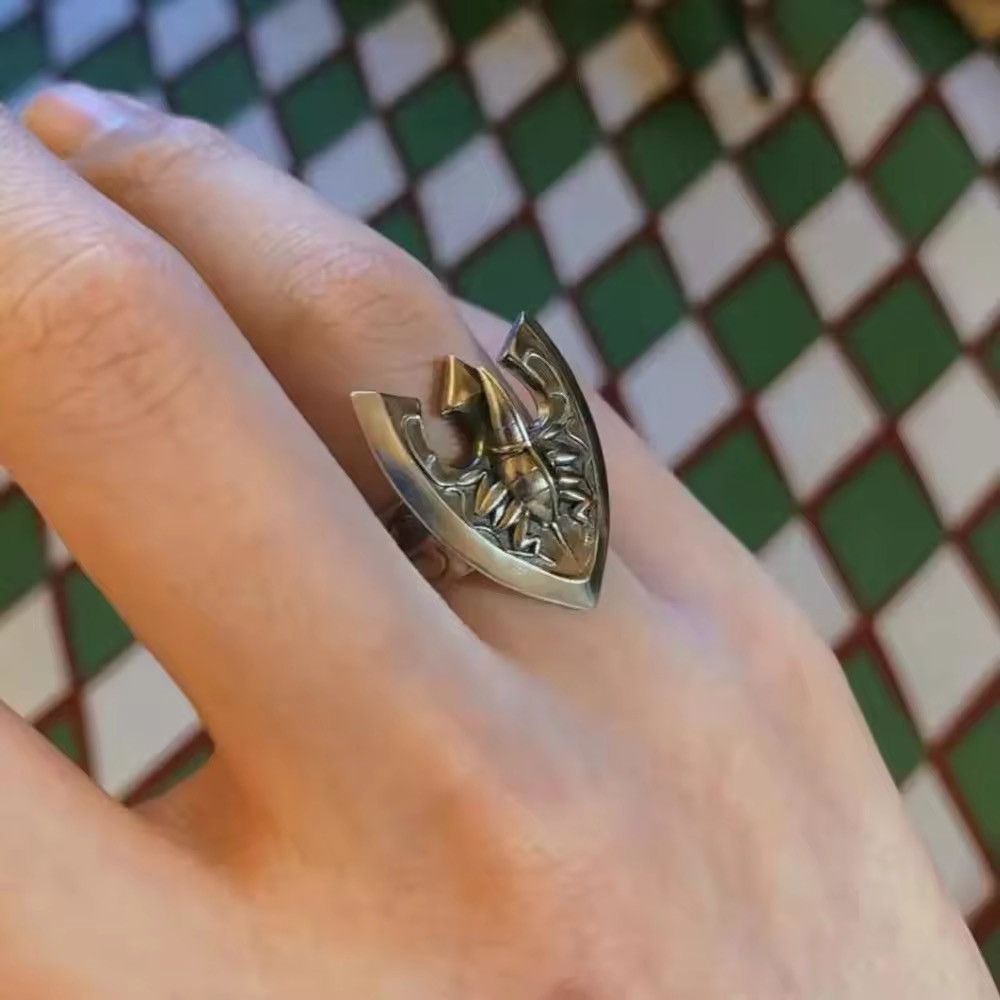 Jewelry × Vintage Cosplay Metal Gothic Adjustable Ring Size ONE SIZE - 2 Thumbnail