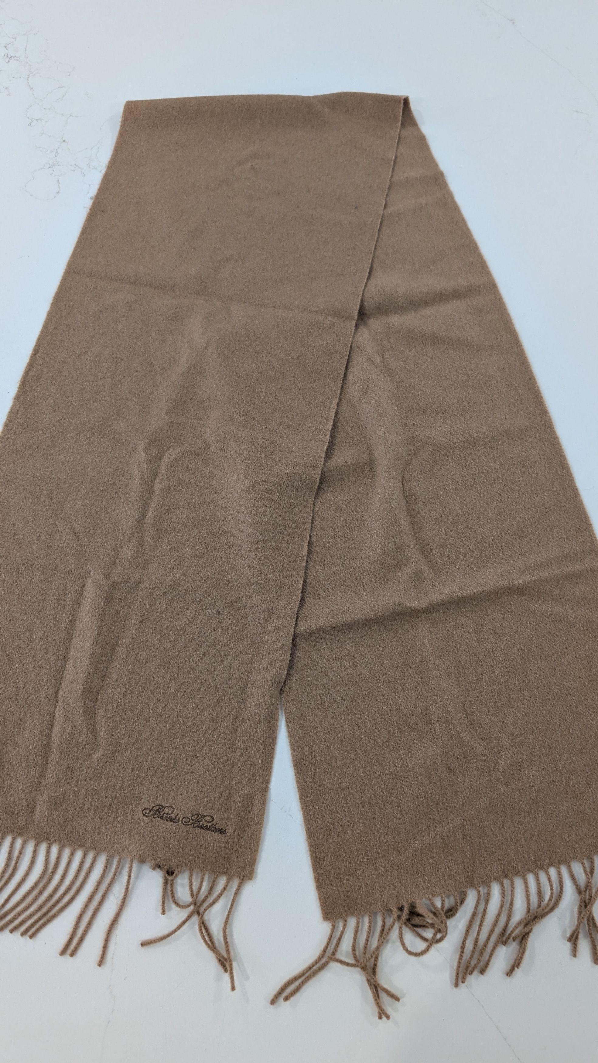 Brooks Brothers BROOKS BROTHERS Signature Camel Hair Scarf Size ONE SIZE - 8 Thumbnail