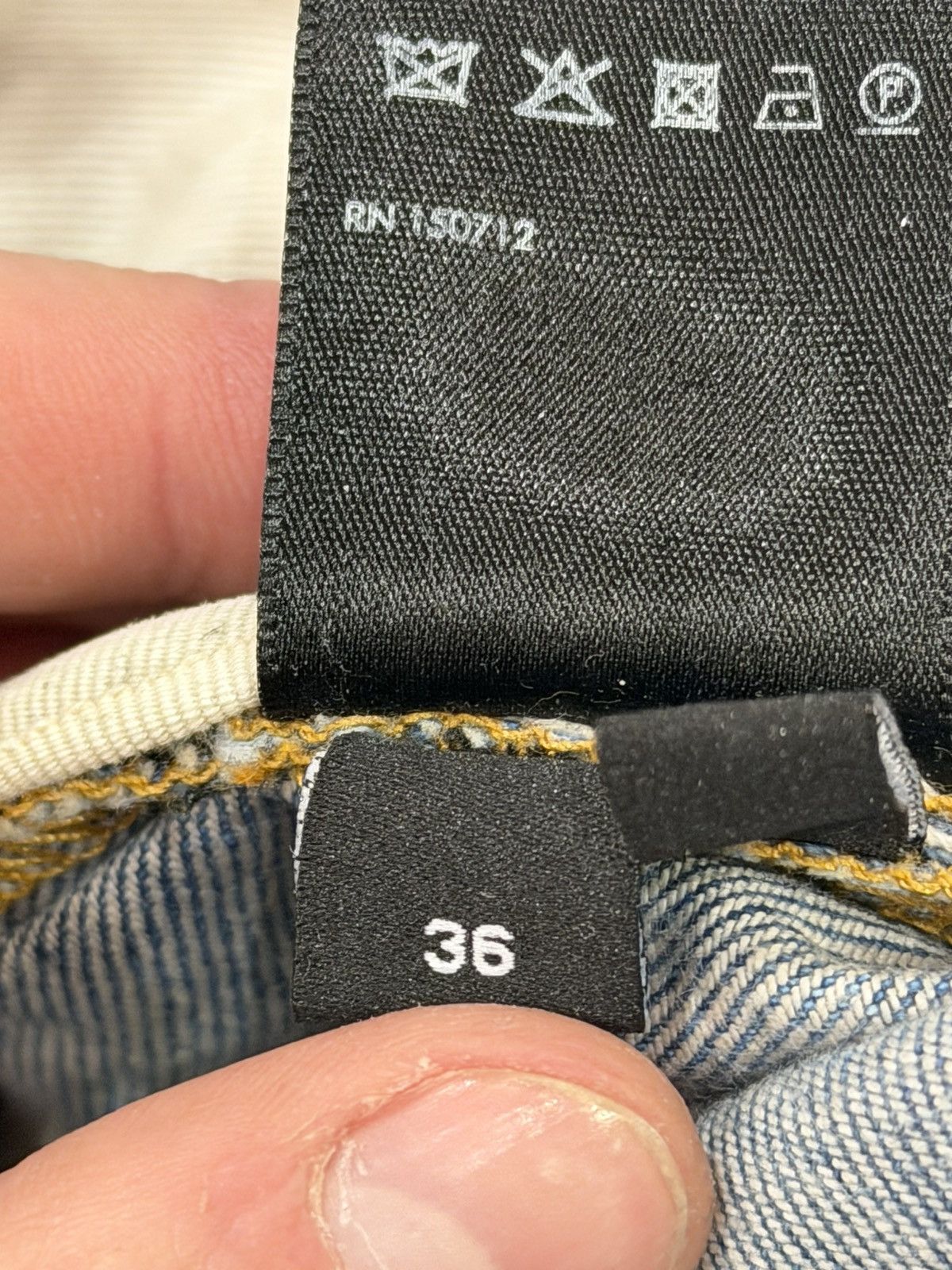 Amiri Amiri MX2 Flannel Patch Denim Jeans Size US 36 / EU 52 - 6 Thumbnail