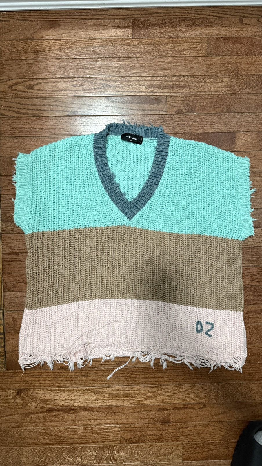 Dsquared2 DSquared2 90’s Inspired Striped Vest - Medium Size US M / EU 48-50 / 2 - 1 Thumbnail
